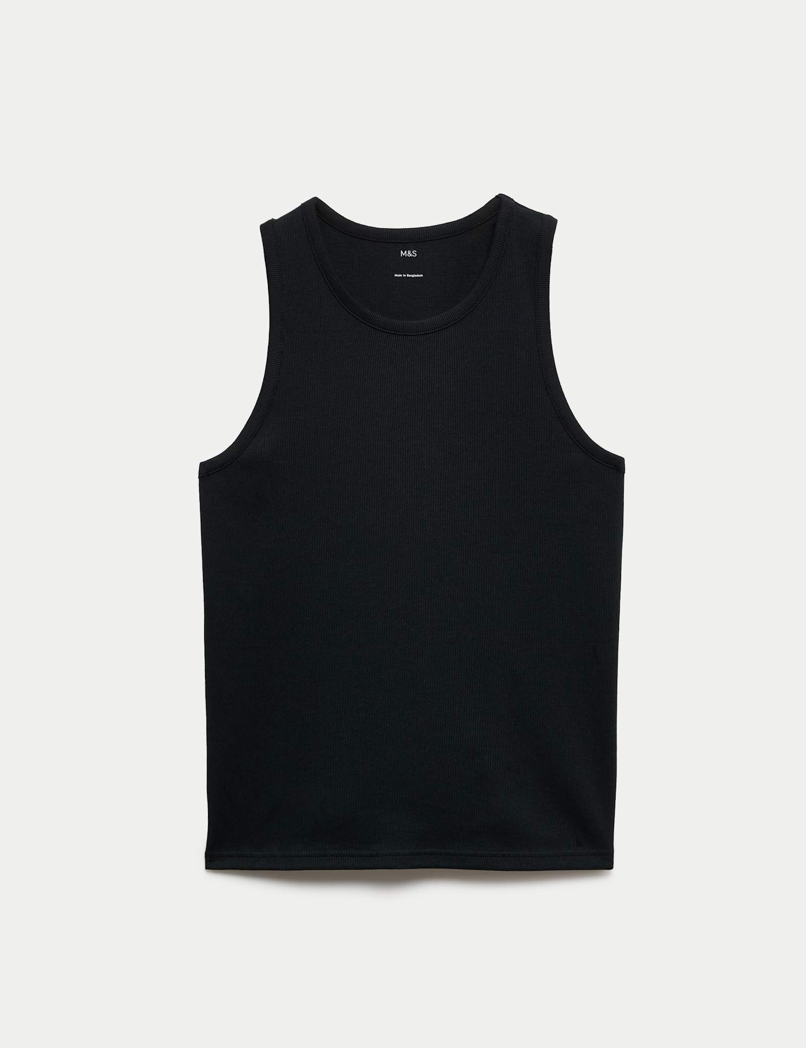Cotton Rich Ribbed Vest - image 2
