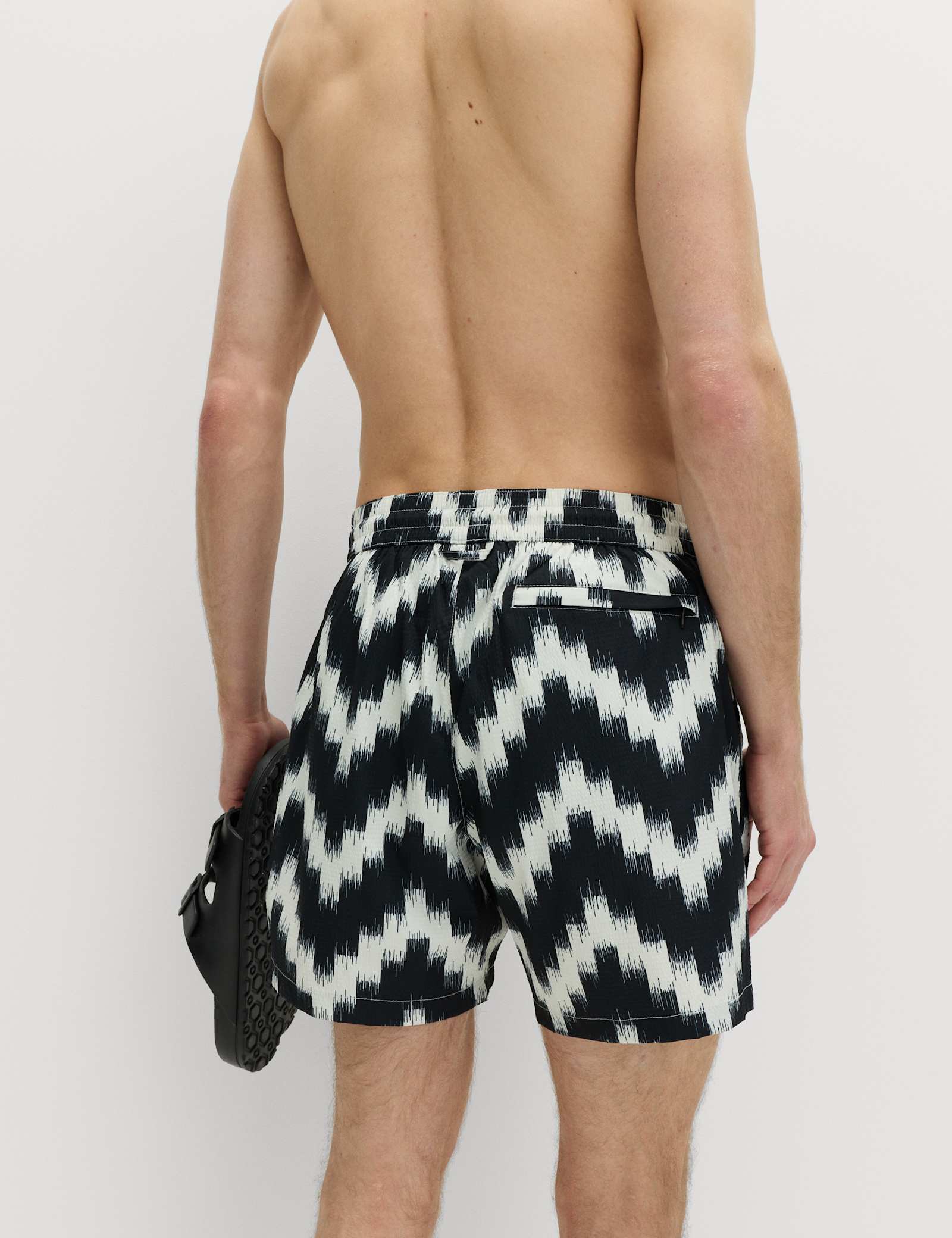 Quick Dry Textured Printed Swim Shorts - image 5