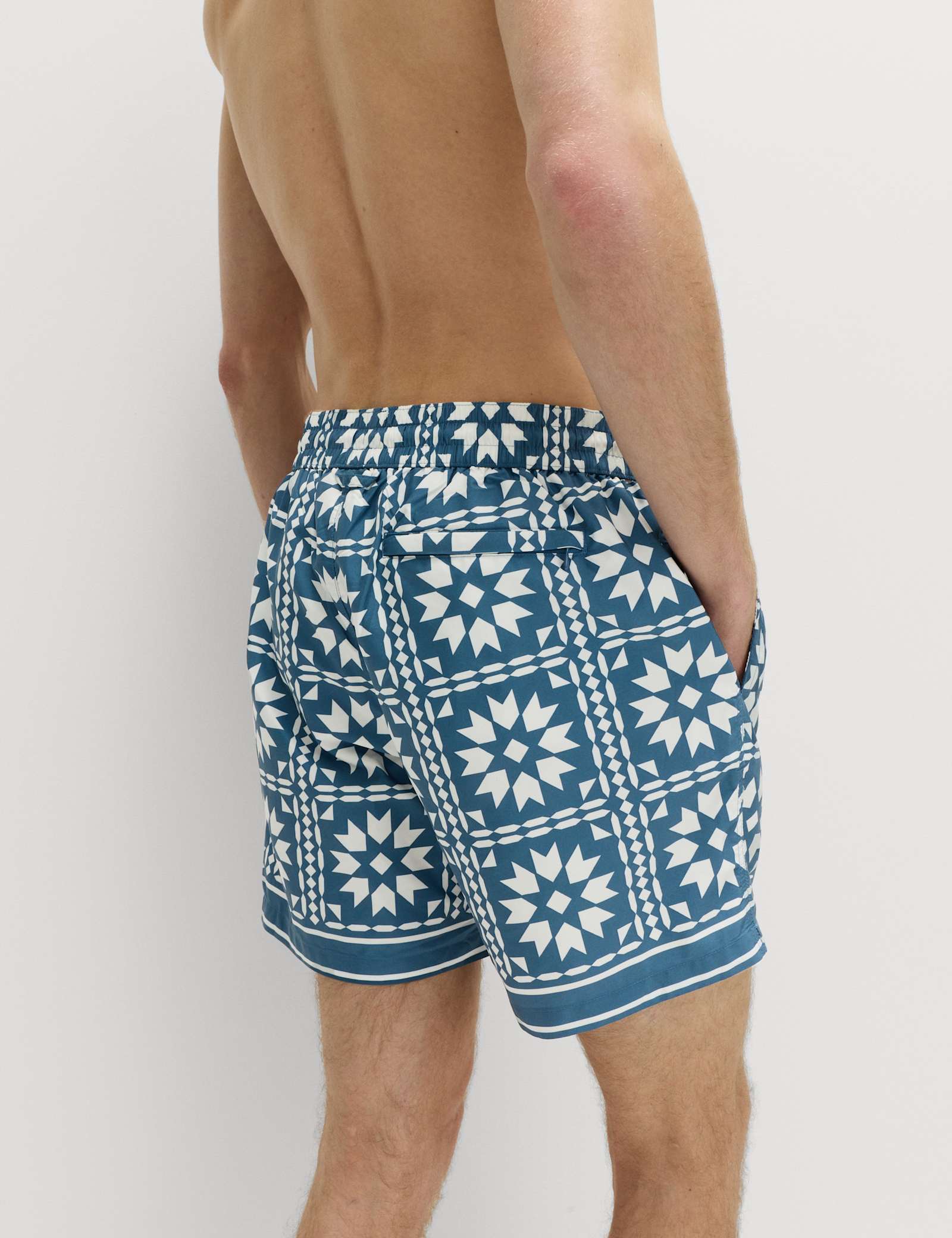 Quick Dry Printed Swim Shorts - image 5