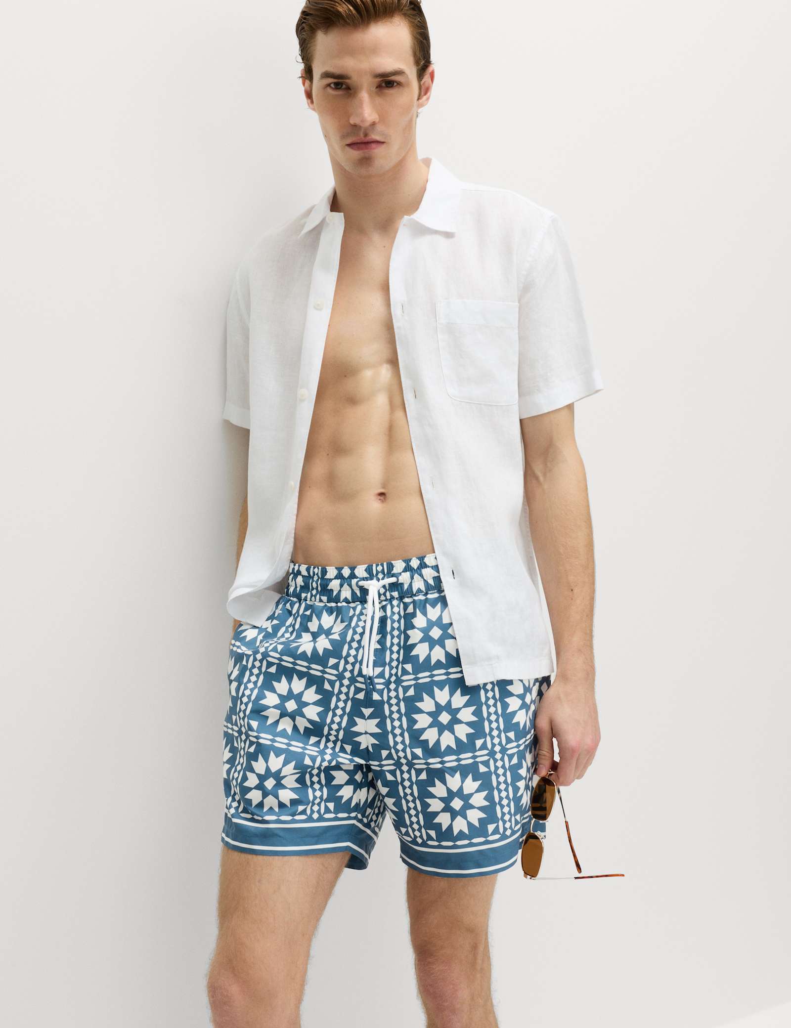 Quick Dry Printed Swim Shorts - image 4
