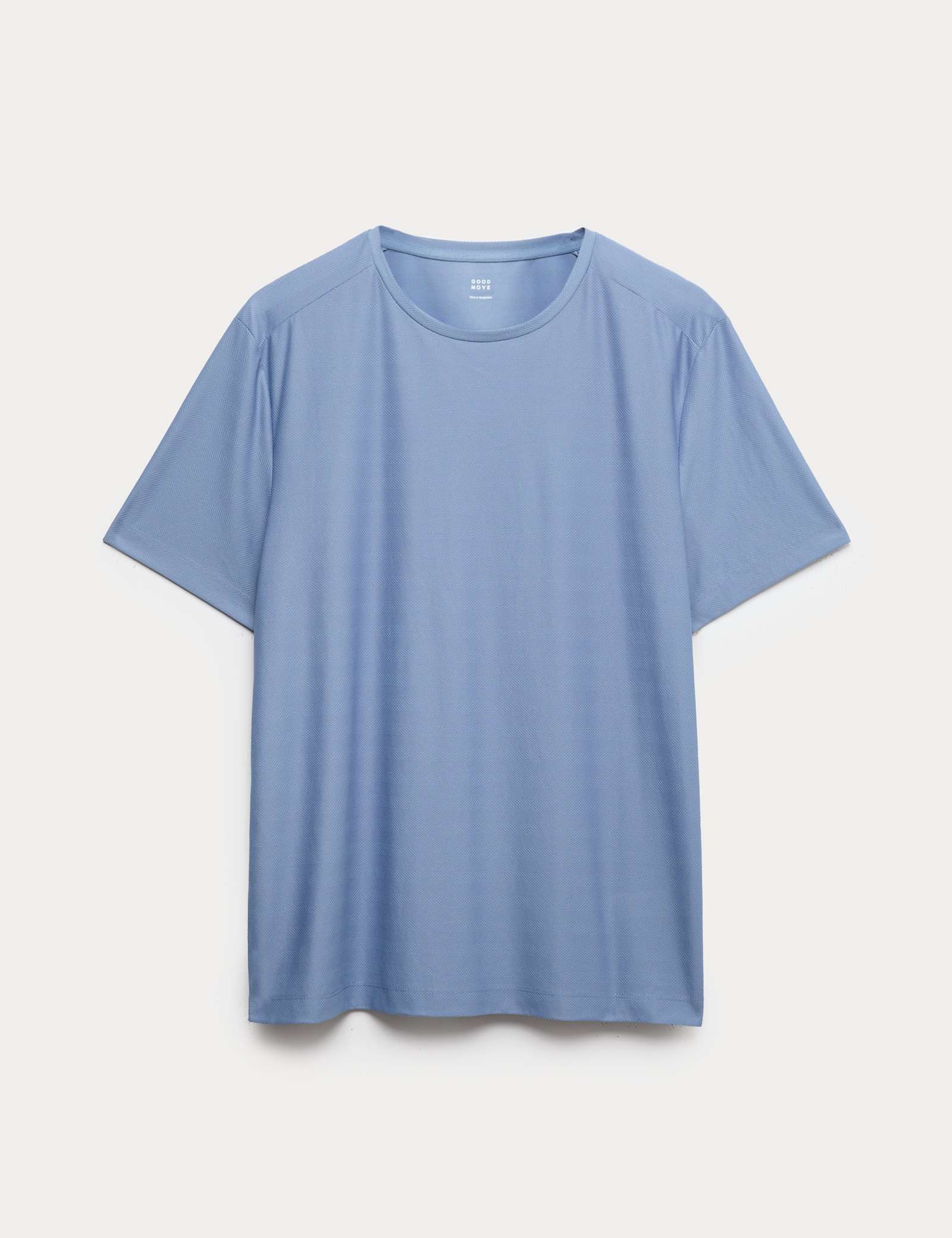 Activewear Jacquard Mesh Stripe T-Shirt - image 5