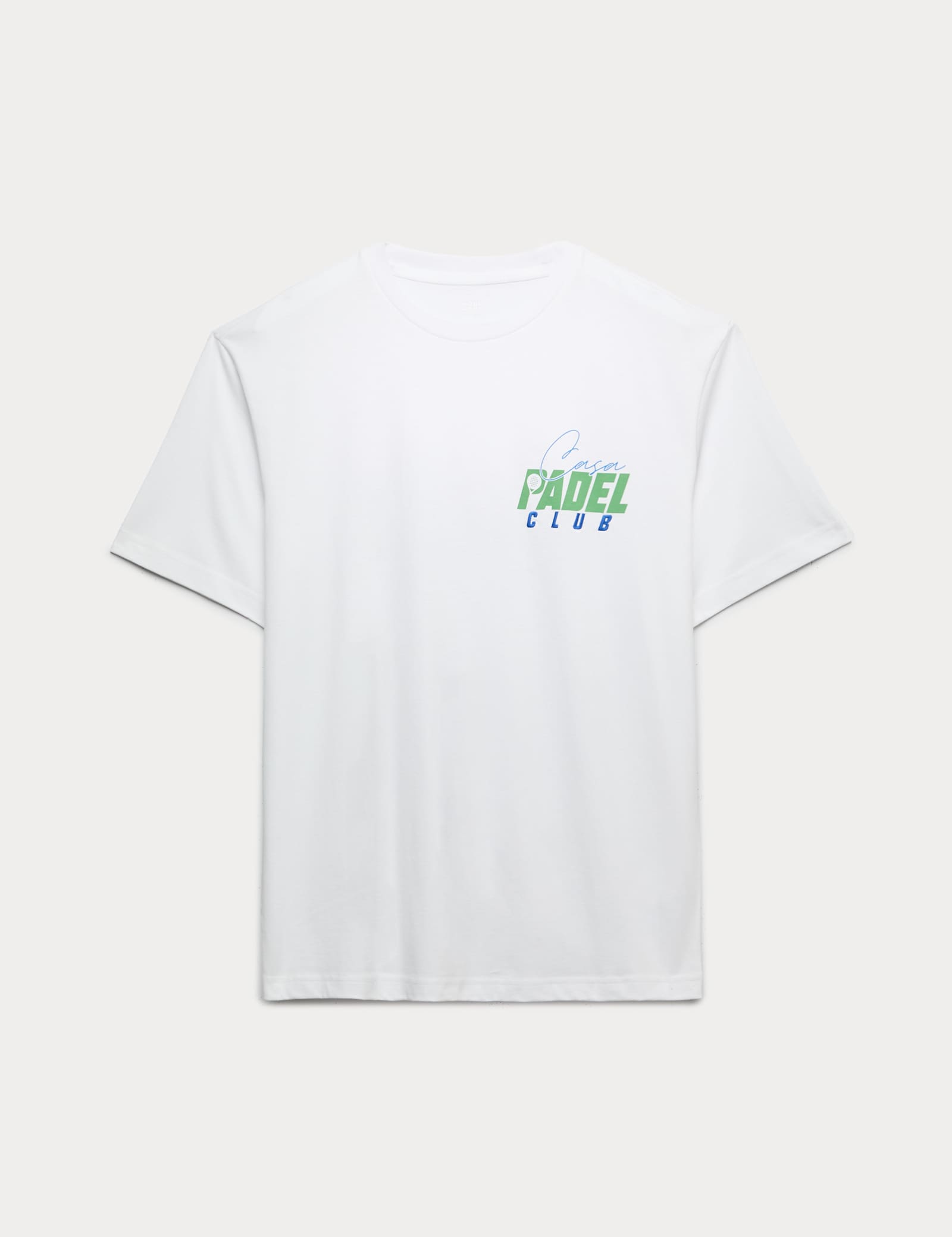 Pure Cotton Padel Graphic Crew Neck T-Shirt - image 1