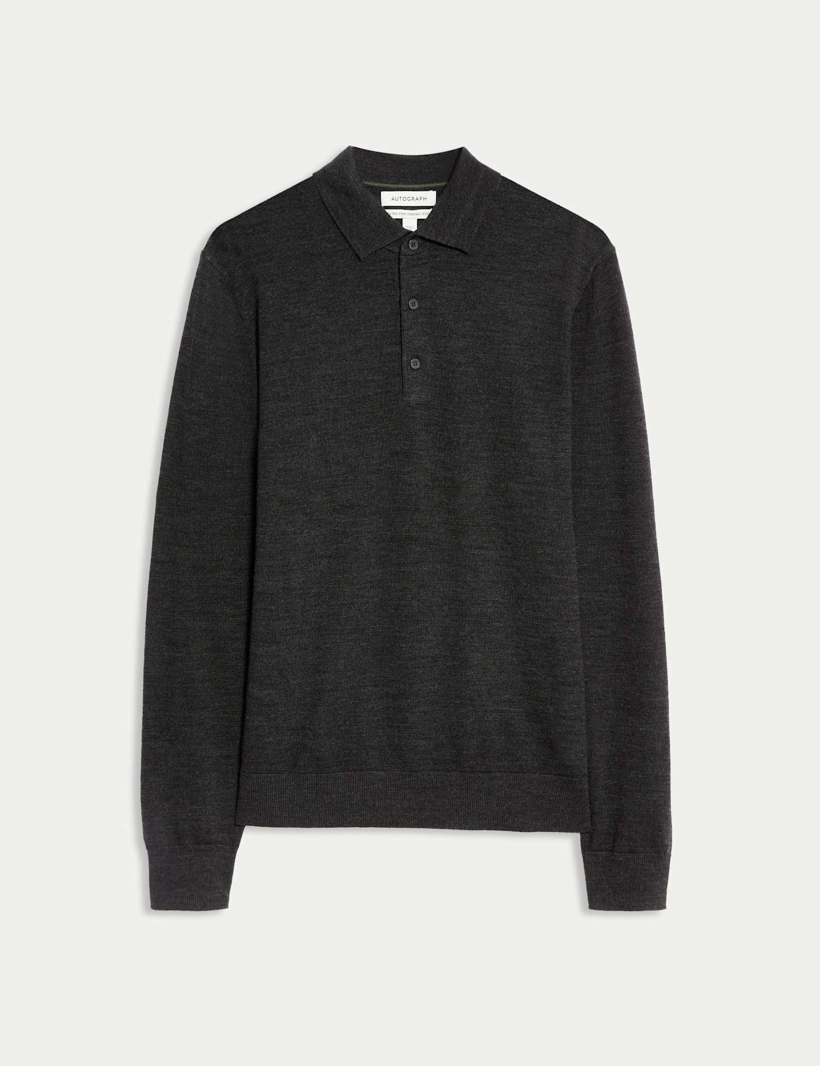 Pure Extra Fine Merino Wool Polo Shirt - image 4