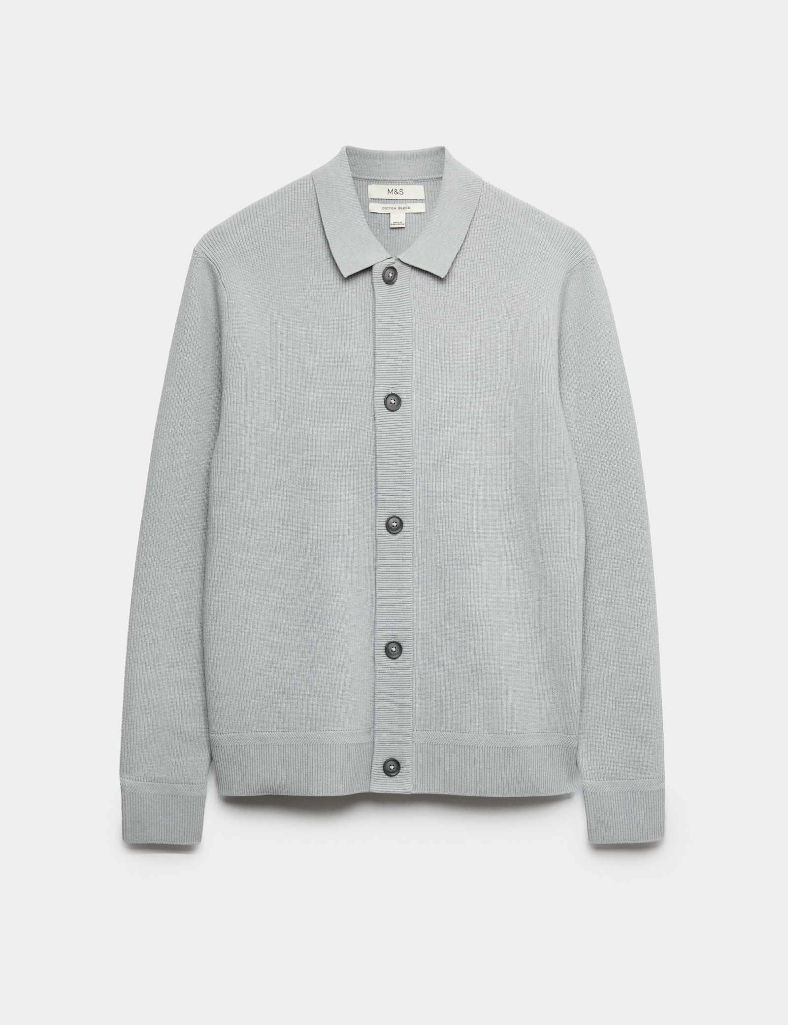 Cotton Blend Knitted Jacket - image 3
