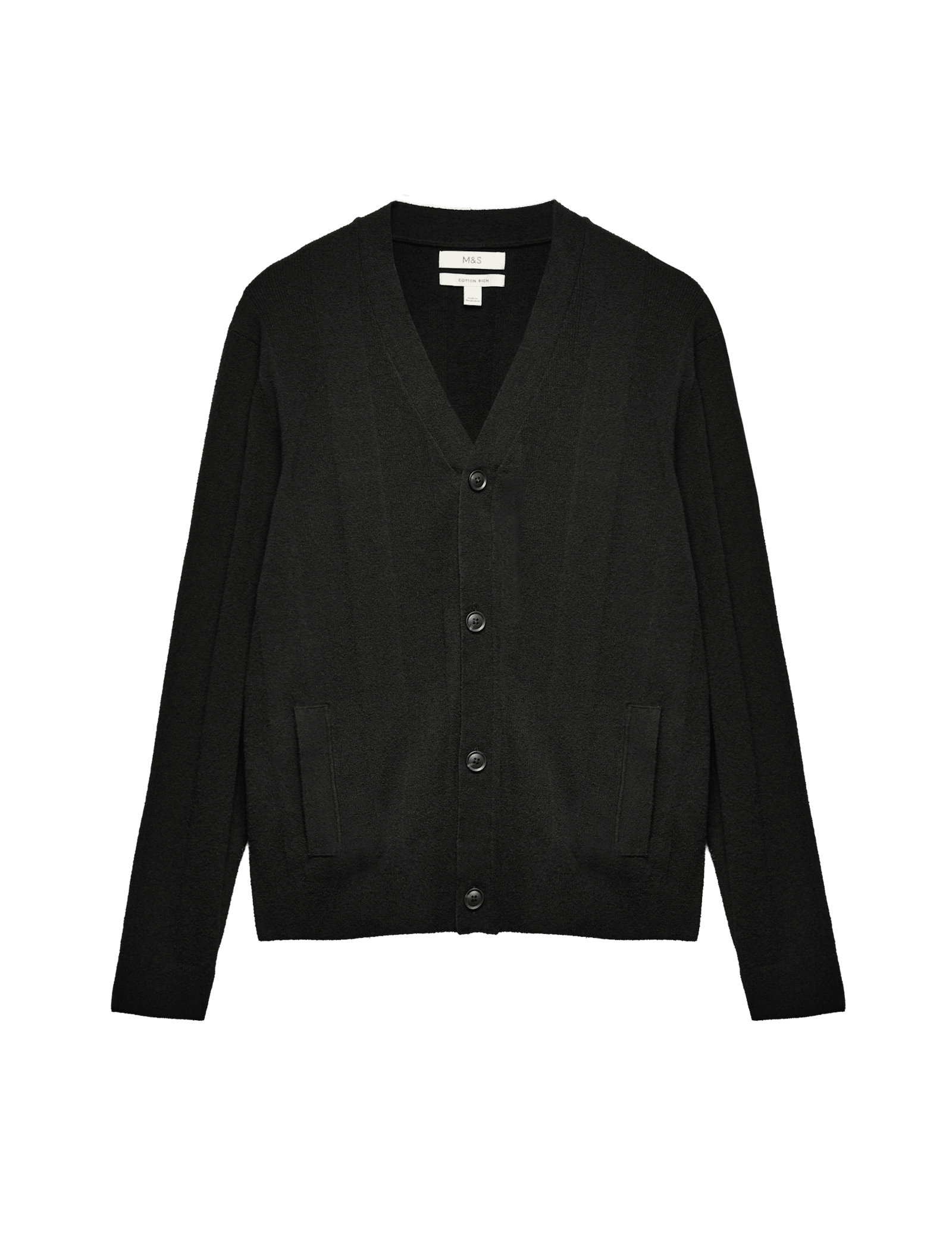 Cotton Rich Boucle Knitted Cardigan - image 5