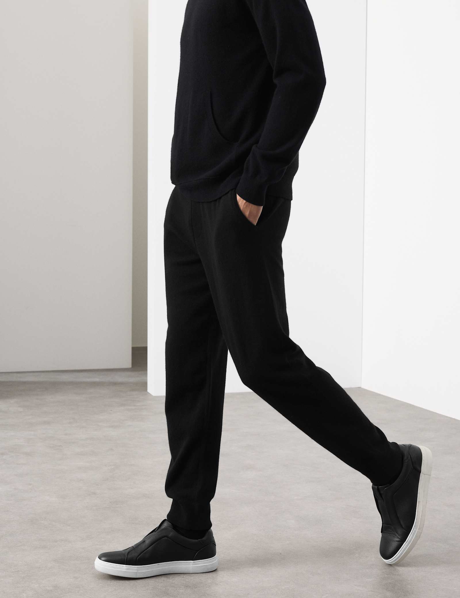 Pure Cashmere Knitted Joggers - image 4