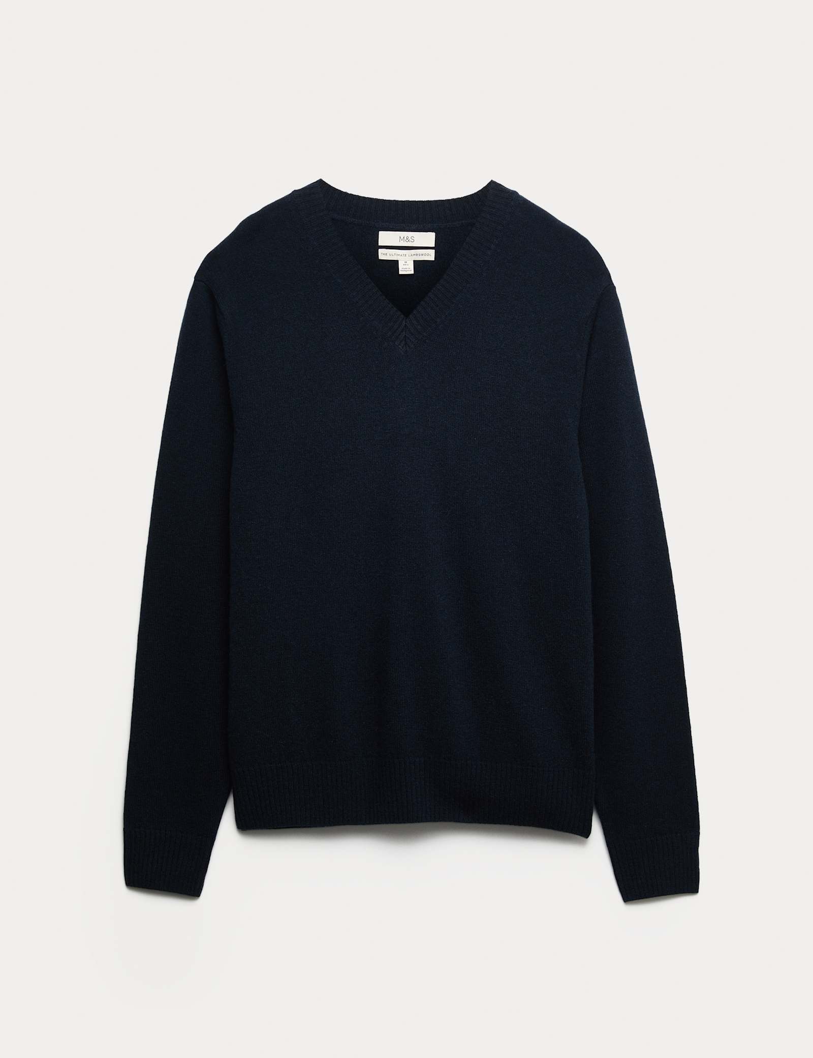 Pure Lambswool V-Neck Jumper - image 3