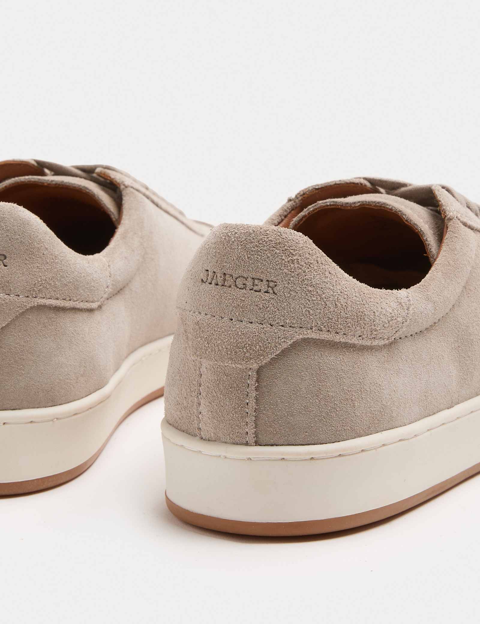 Suede Lace Up Trainers - image 4