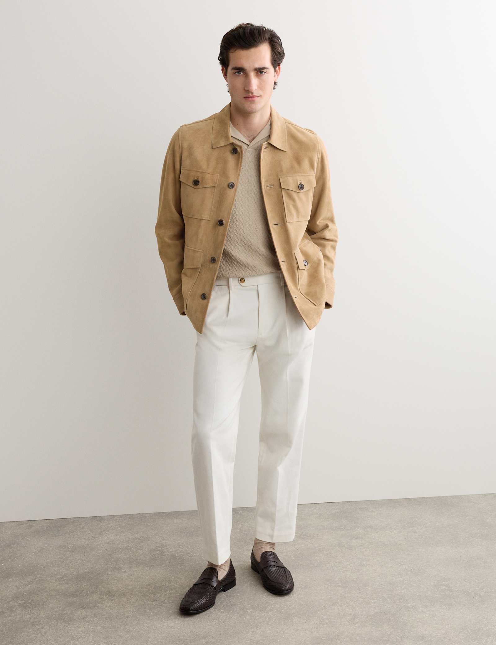 Suede 4 Pocket Jacket - image 5