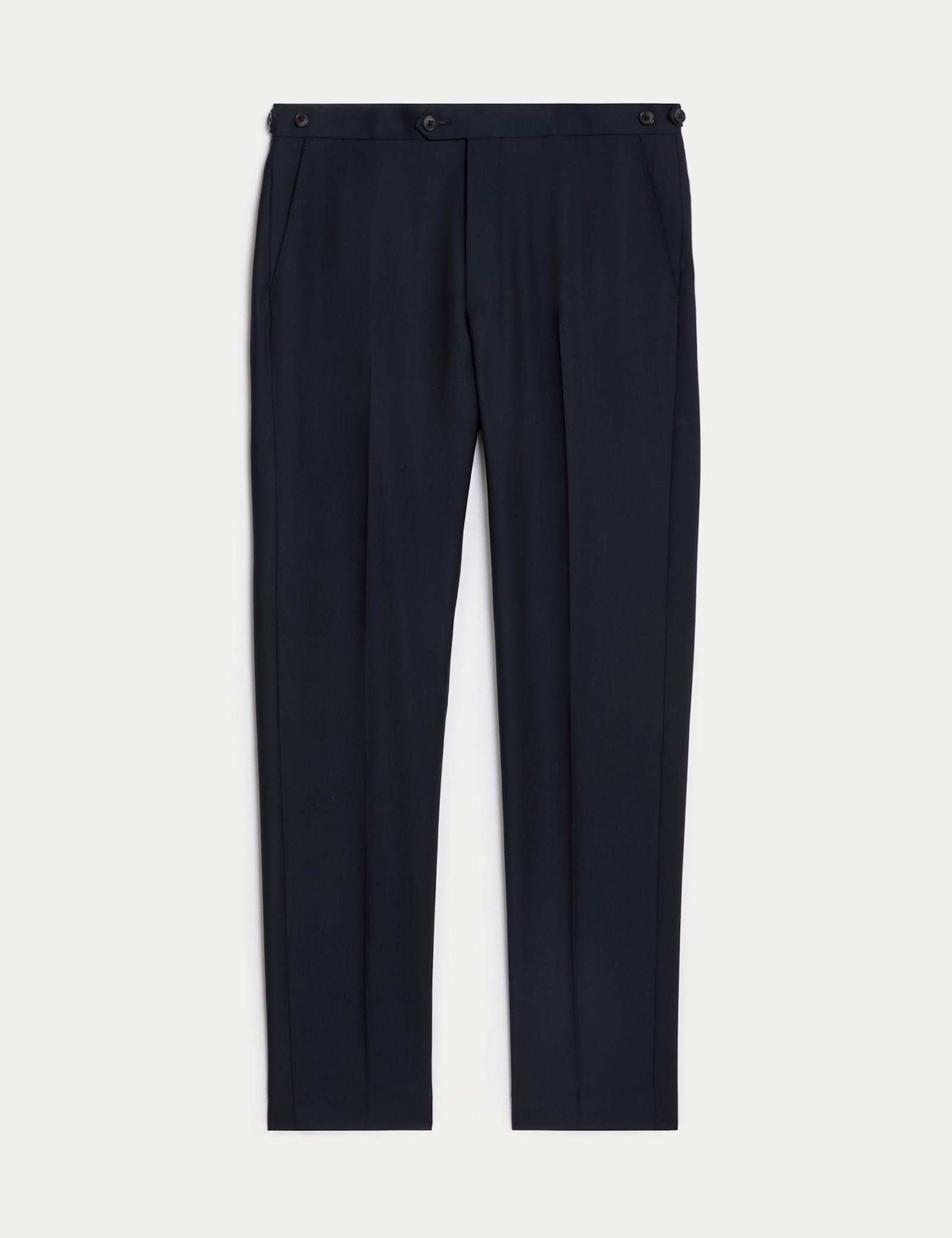 Tailored Fit Pure Wool Twill Suit Trousers - image 1