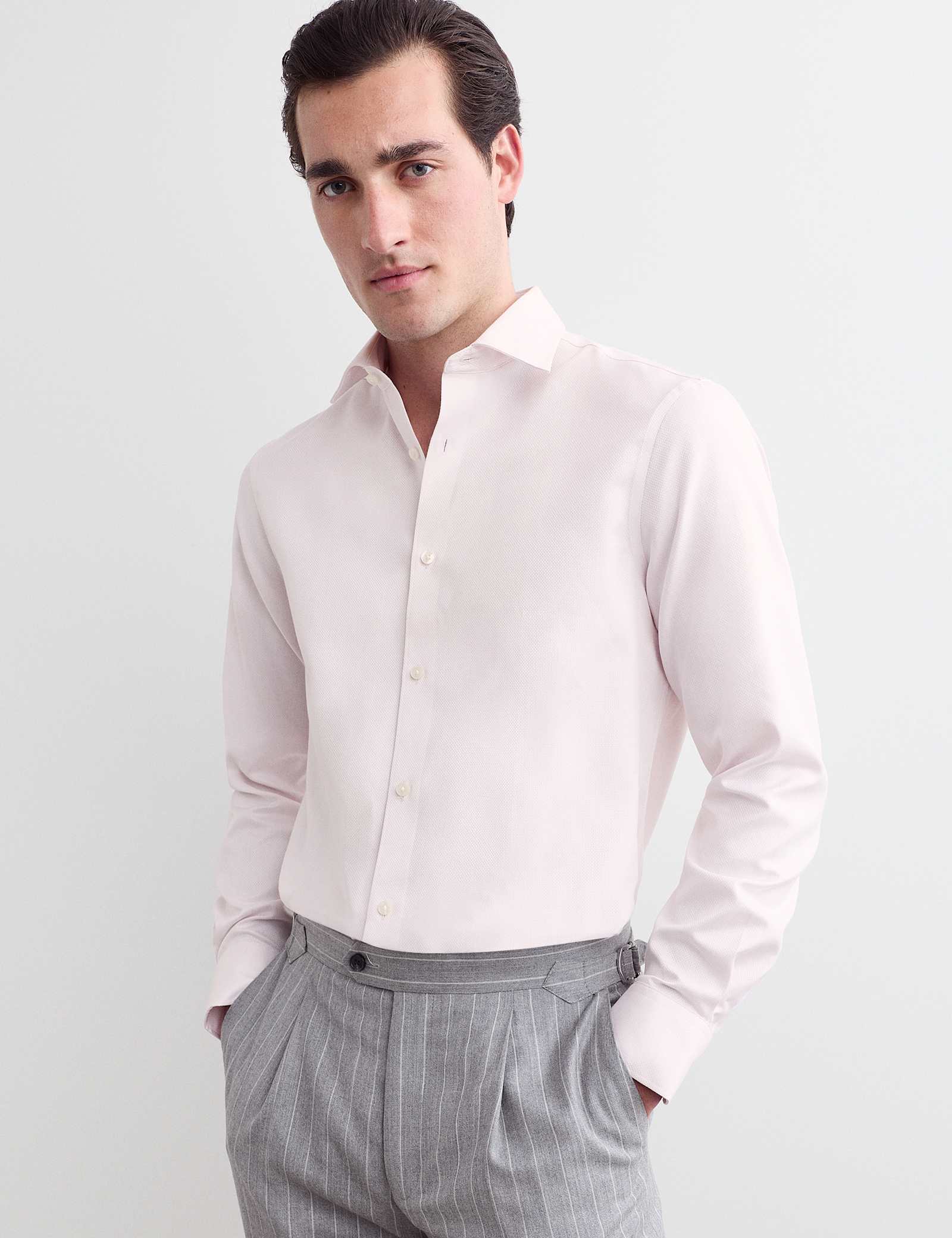 Slim Fit Pure Cotton Luxury Textured Shirt - image 4