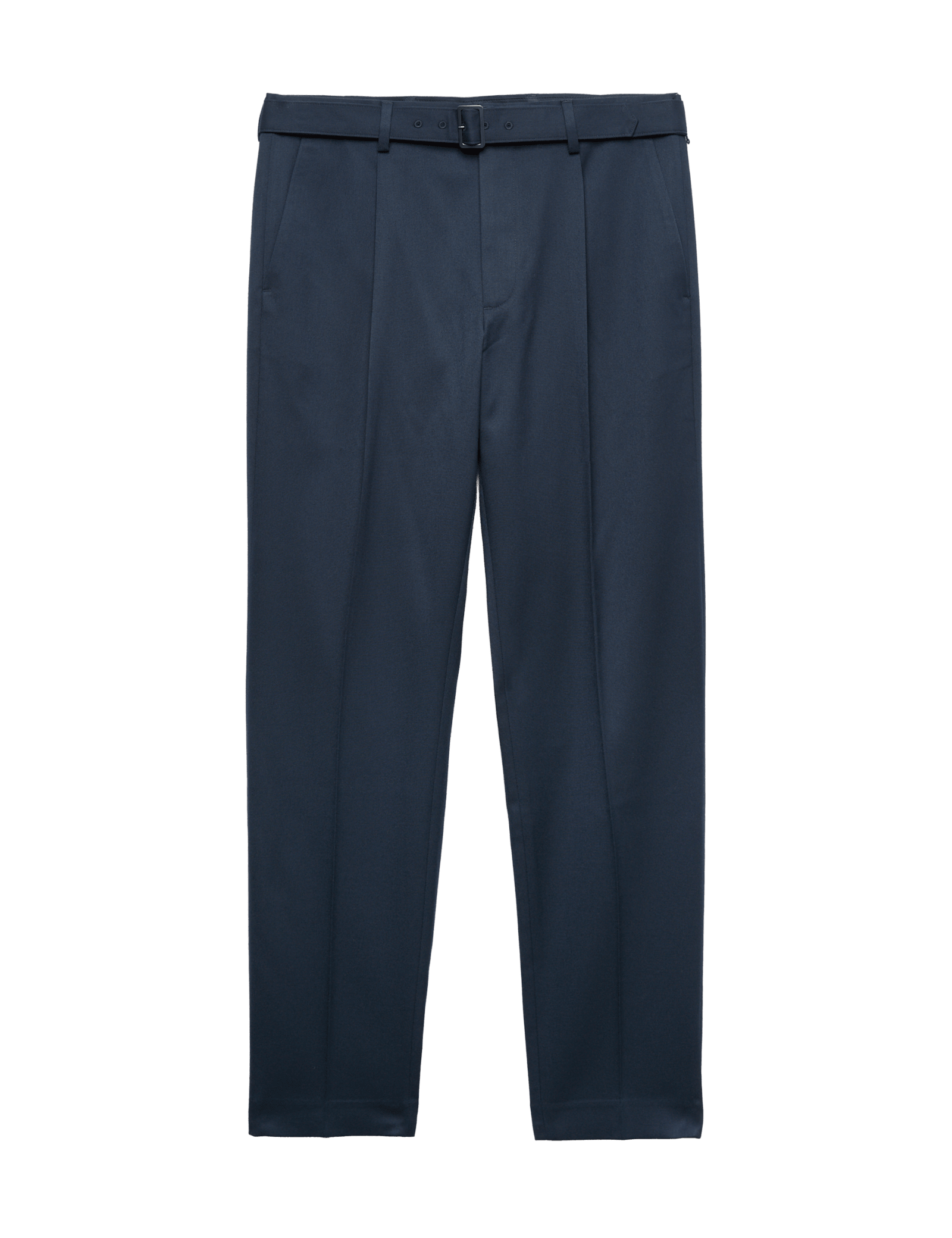 Tapered Fit Self Belt Twill Trousers - image 5