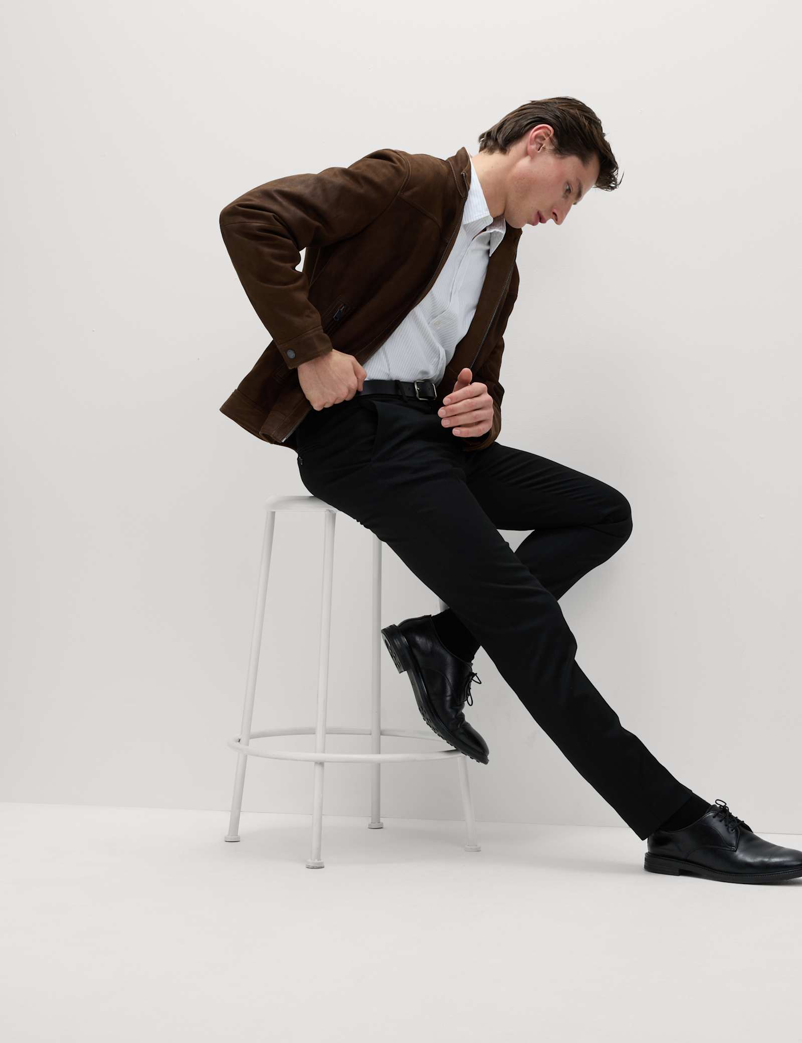 2pk Slim Fit Stretch Smart Trousers - image 1