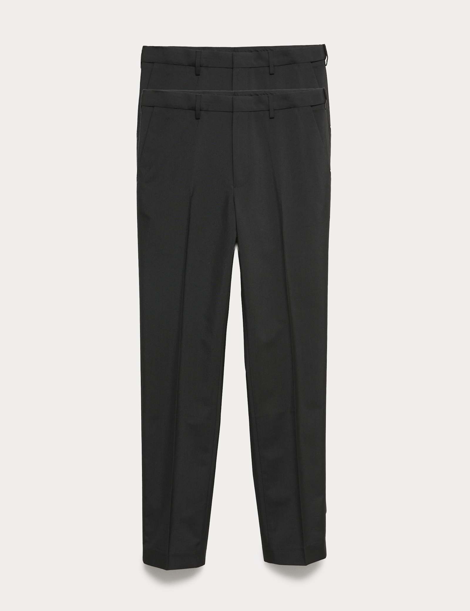 2pk Regular Fit Flat Front Trousers - image 1