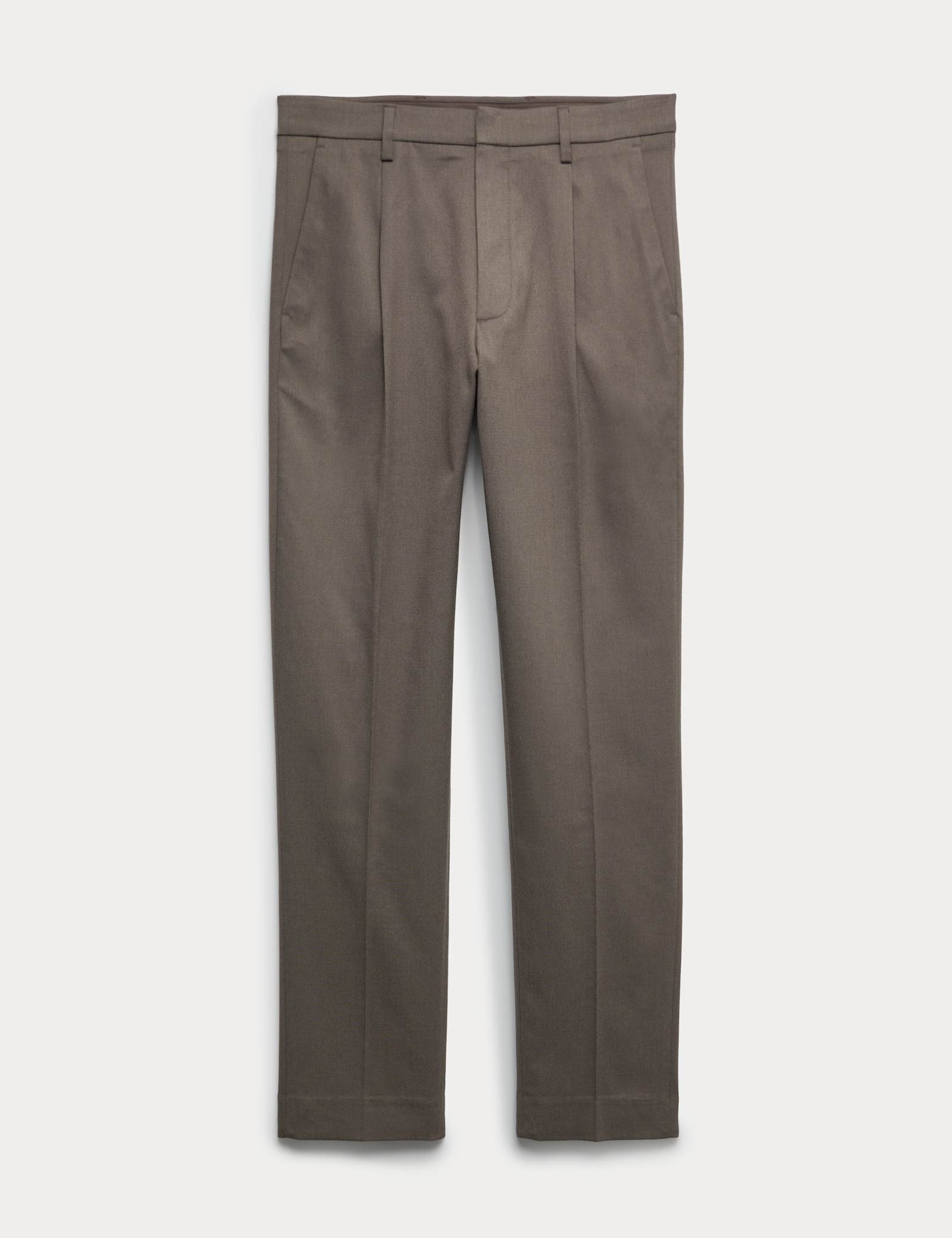 Tailored Fit Stretch Smart Trousers - image 3