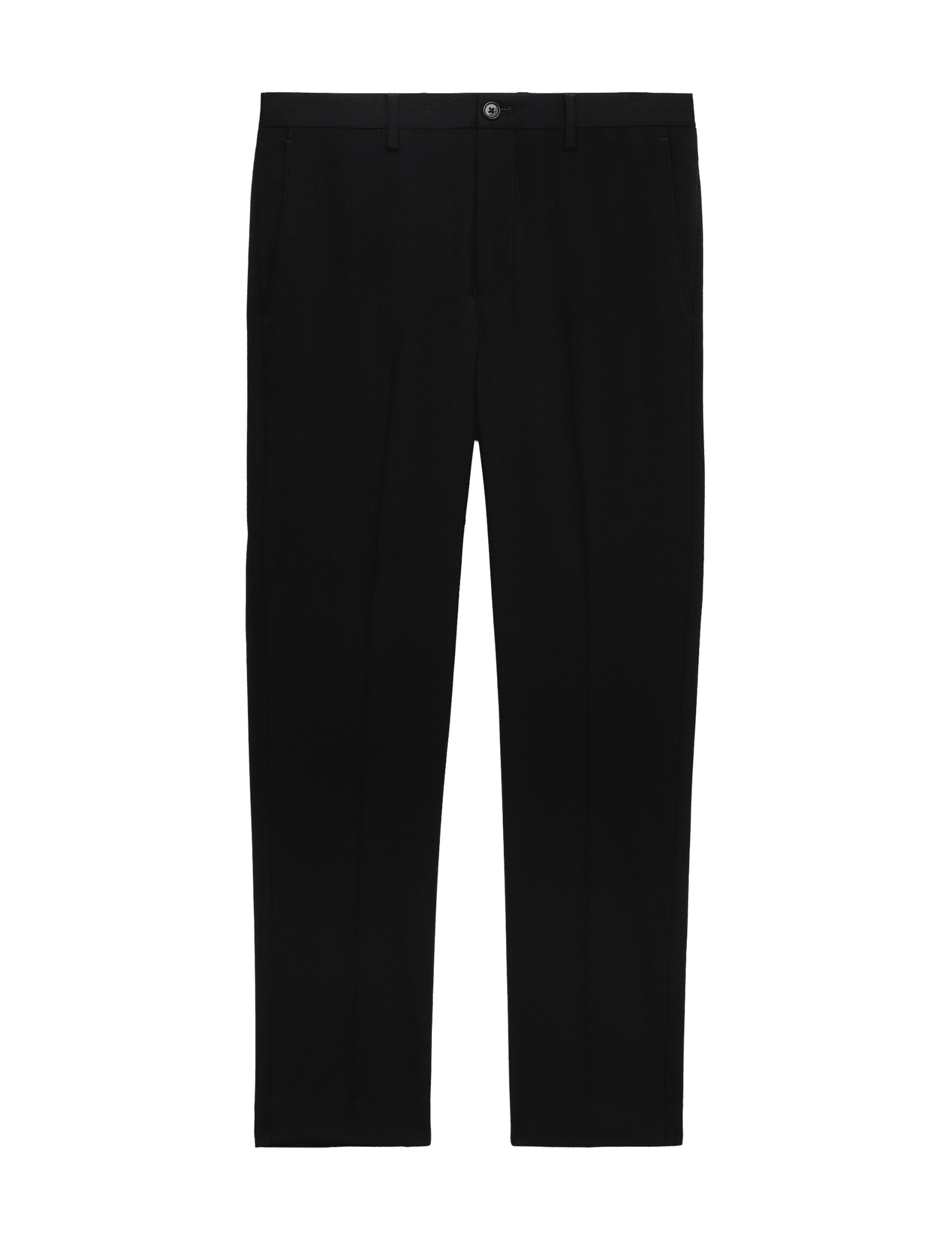 Slim Fit Wool Blend Suit Trousers - image 3
