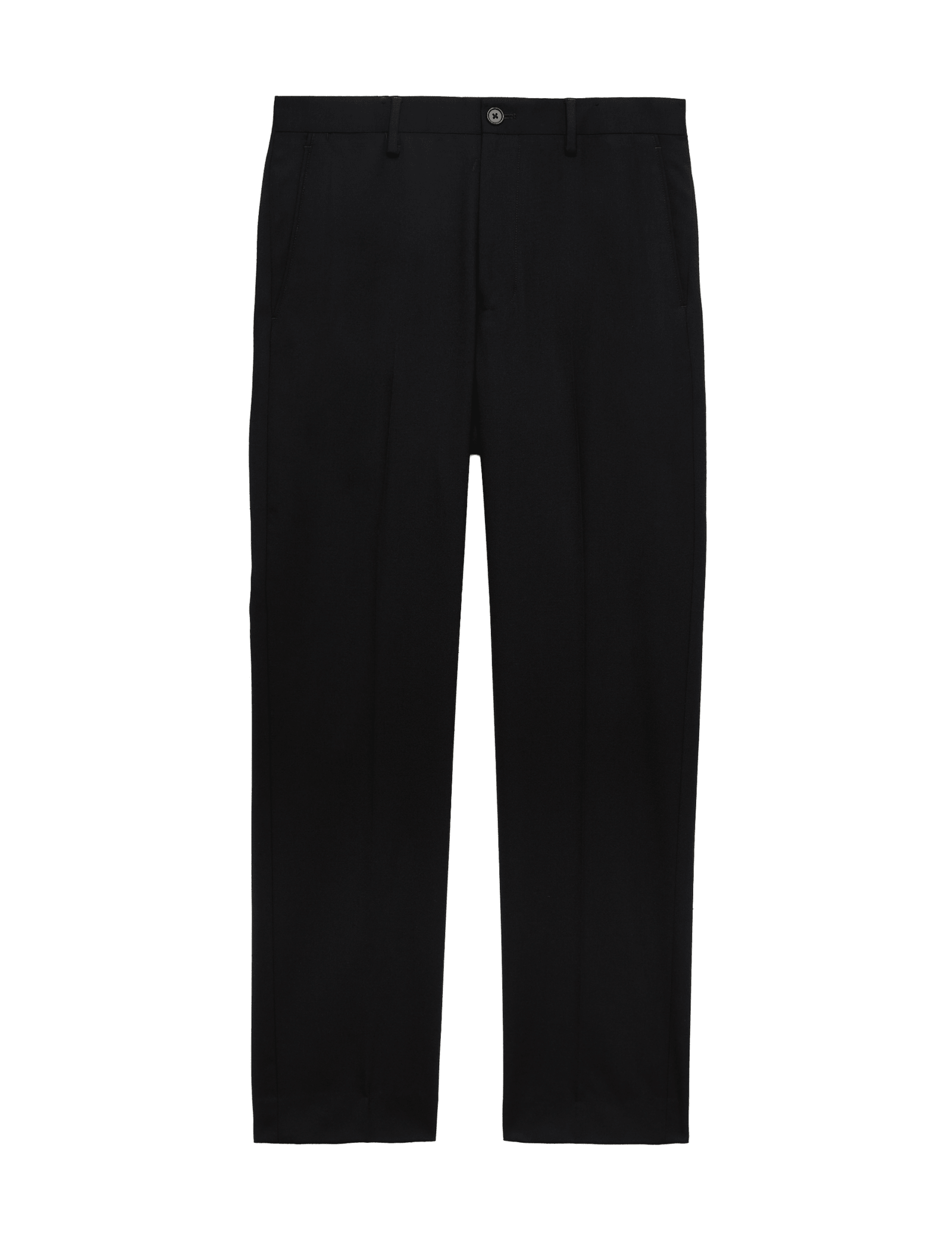 Regular Fit Wool Blend Trousers - image 3