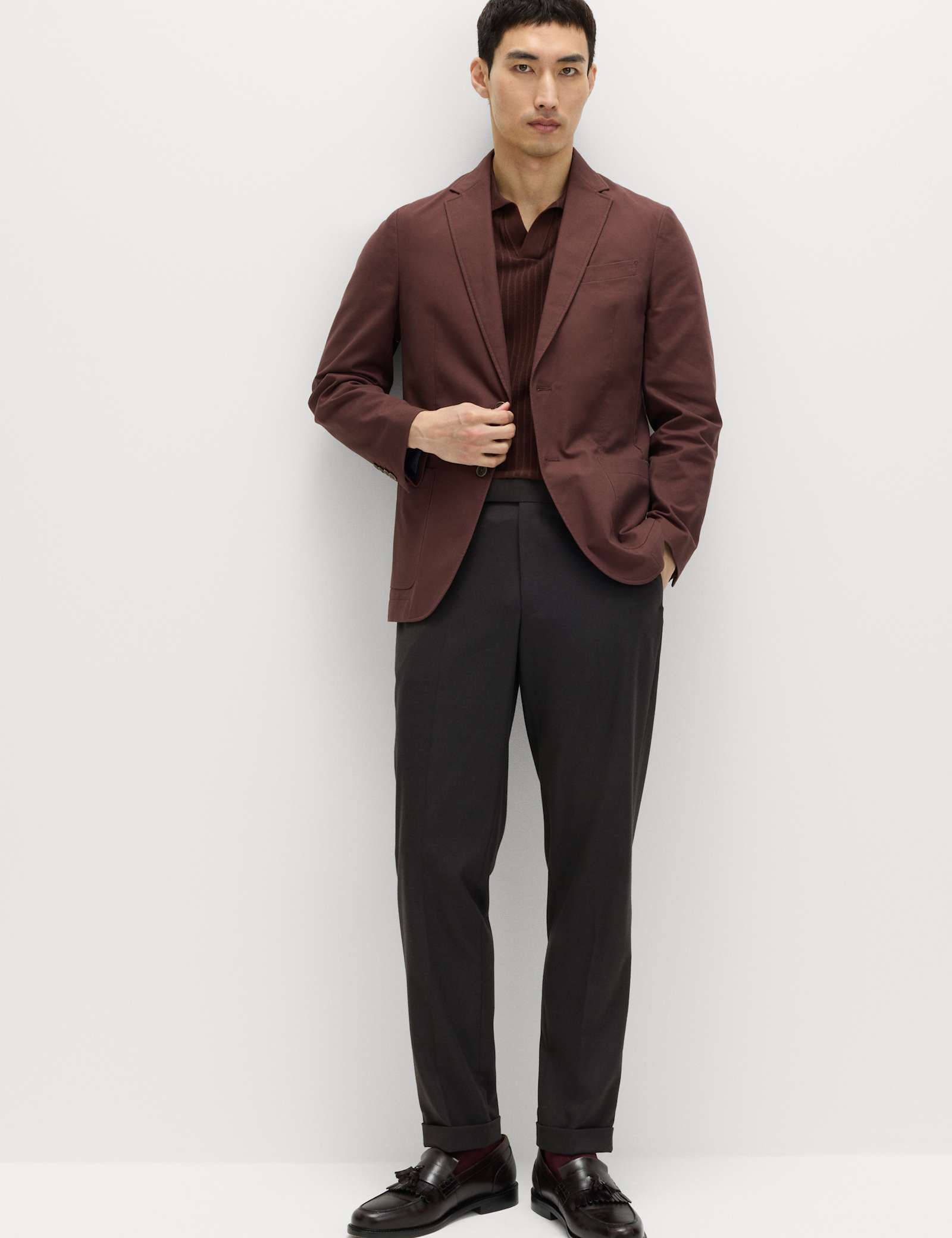 Cotton Rich Laundered Canvas Blazer - image 5
