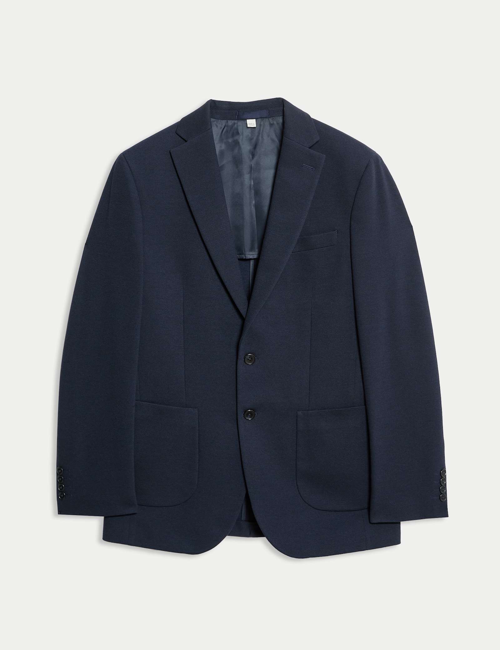 Tailored Fit Jersey Textured Blazer - image 3