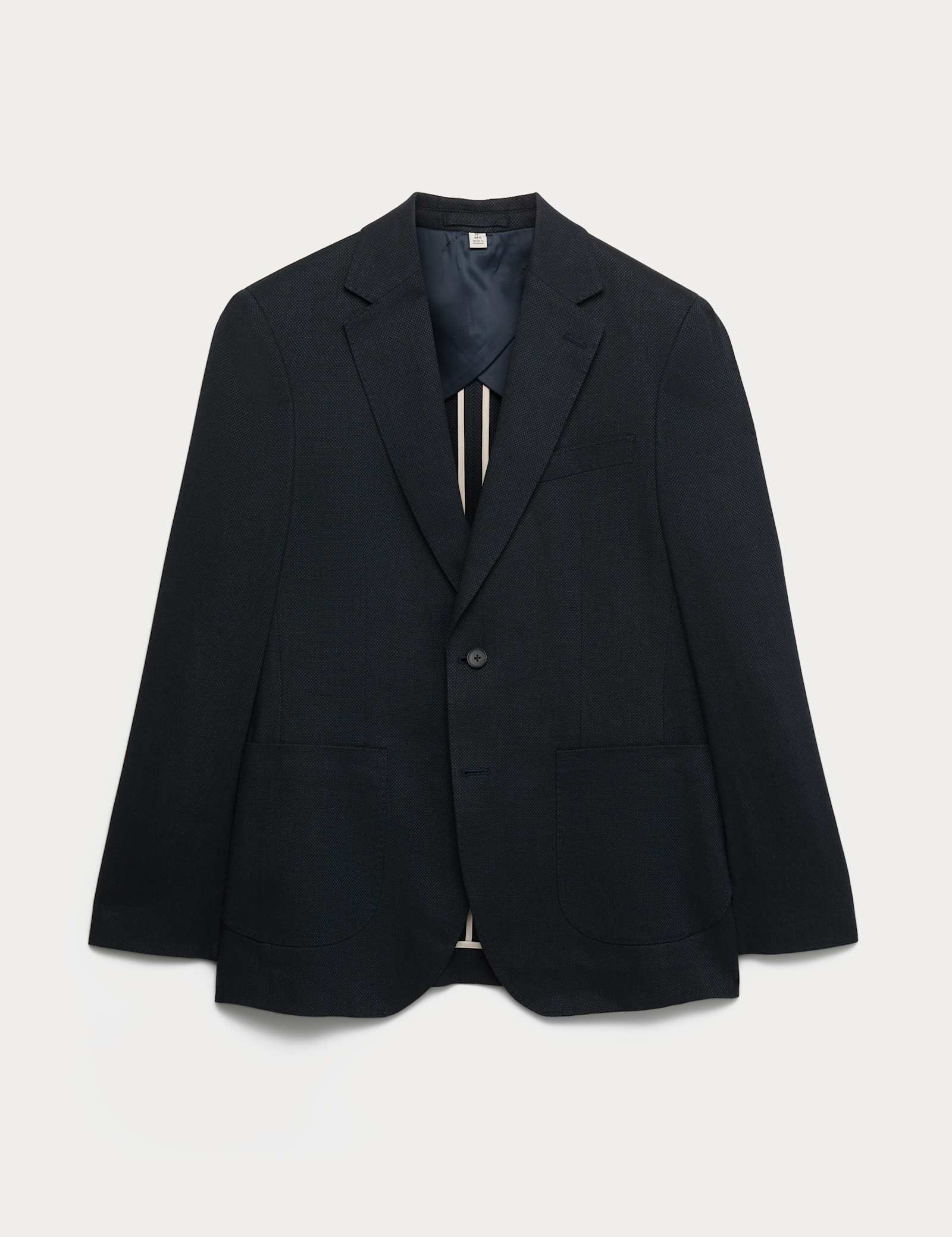 Linen Blend Textured Blazer - image 1