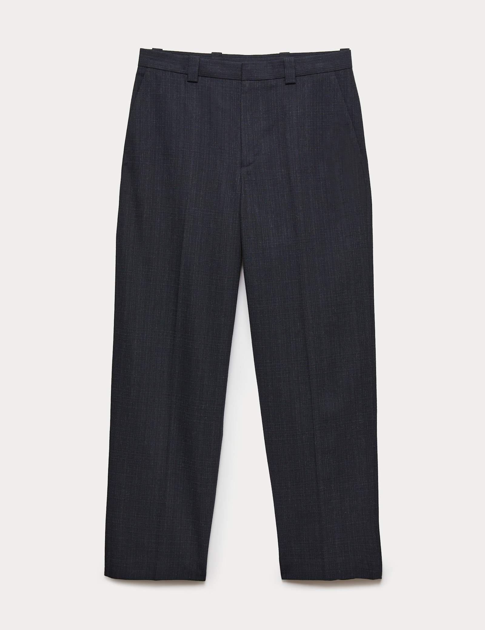 Relaxed Fit Textured Trousers - image 2