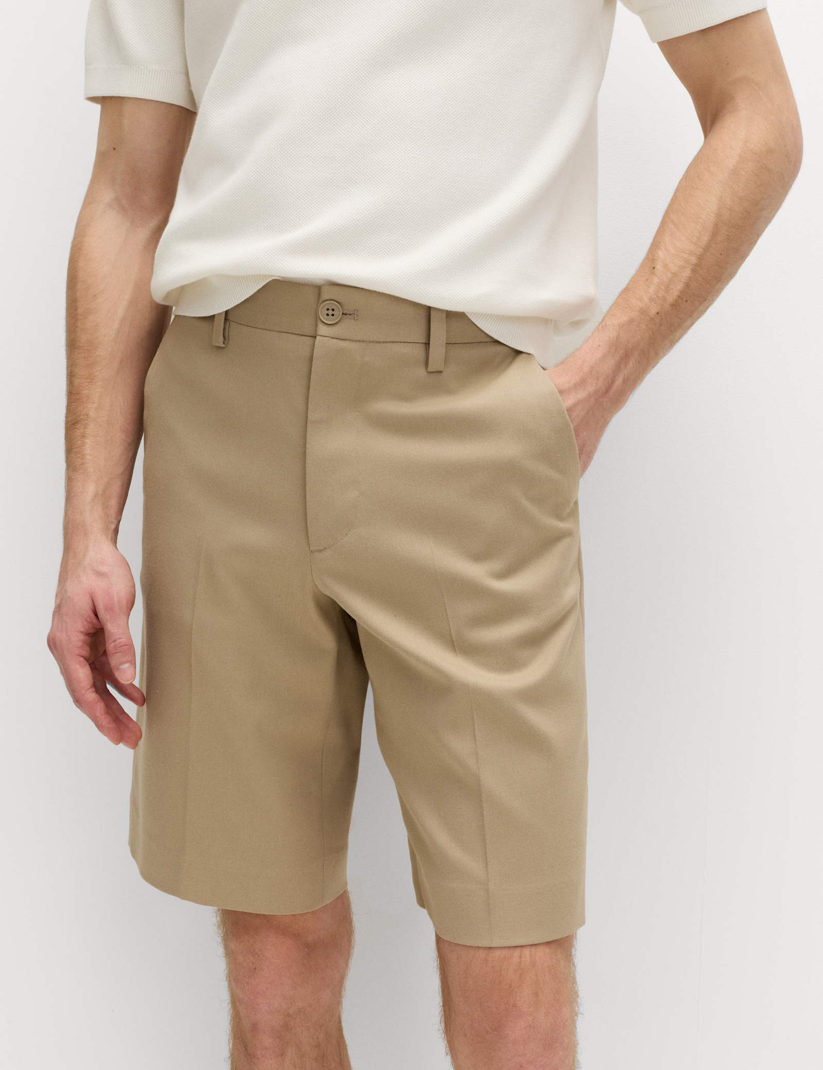 Regular Fit Smart Twill Shorts - image 2