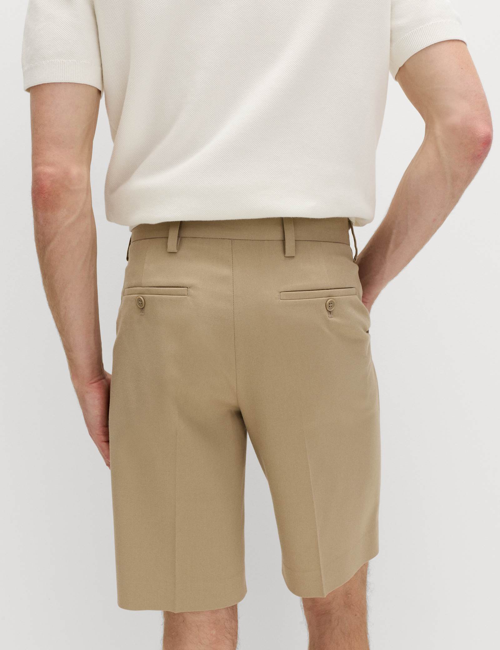 Regular Fit Smart Twill Shorts - image 5