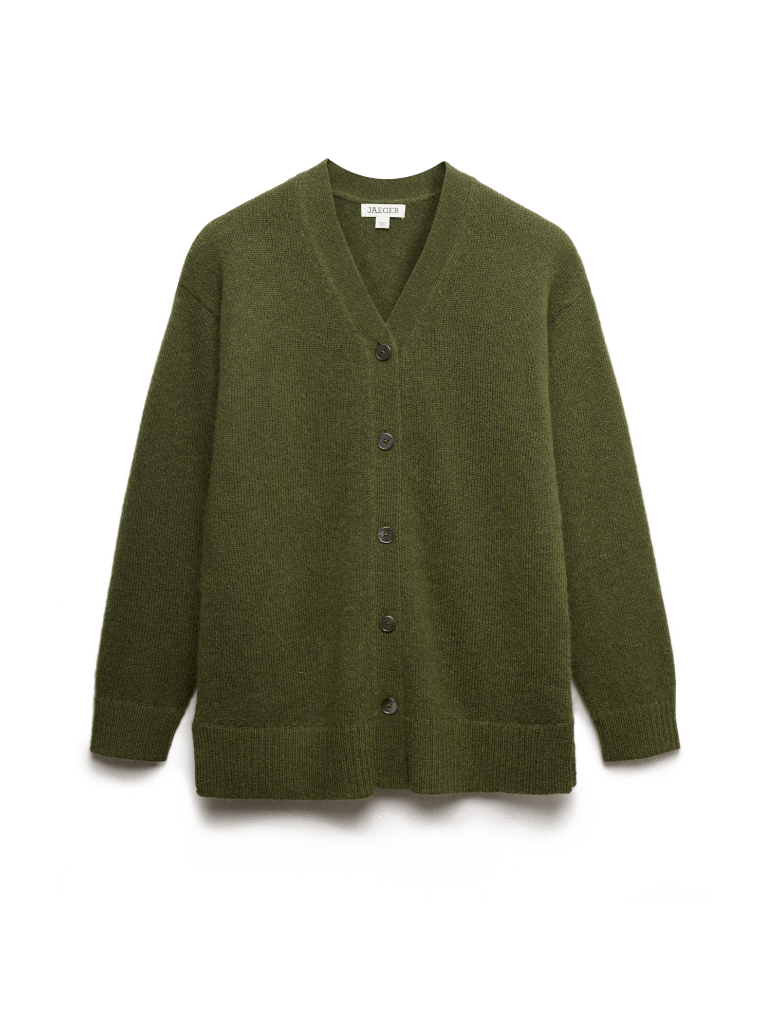 Mohair Blend V-Neck Relaxed Cardigan - image 3