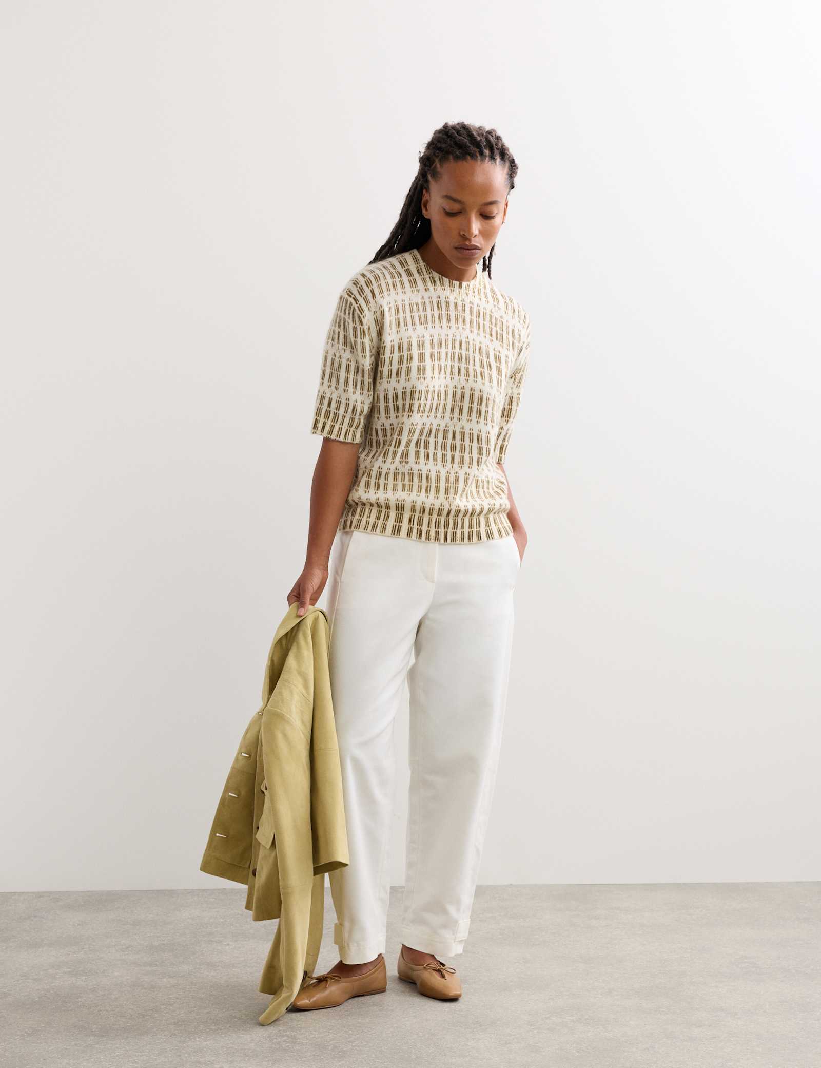 Mohair Blend Patterned Jumper - image 2