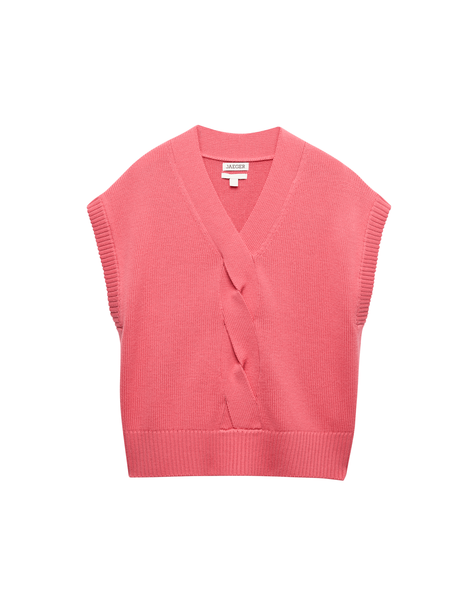 Pure Merino Wool V-Neck Knitted Vest - image 3