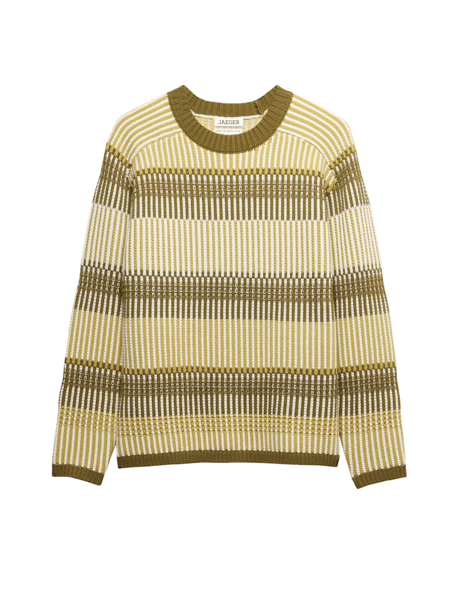Pure Merino Wool Striped Jumper - image 3