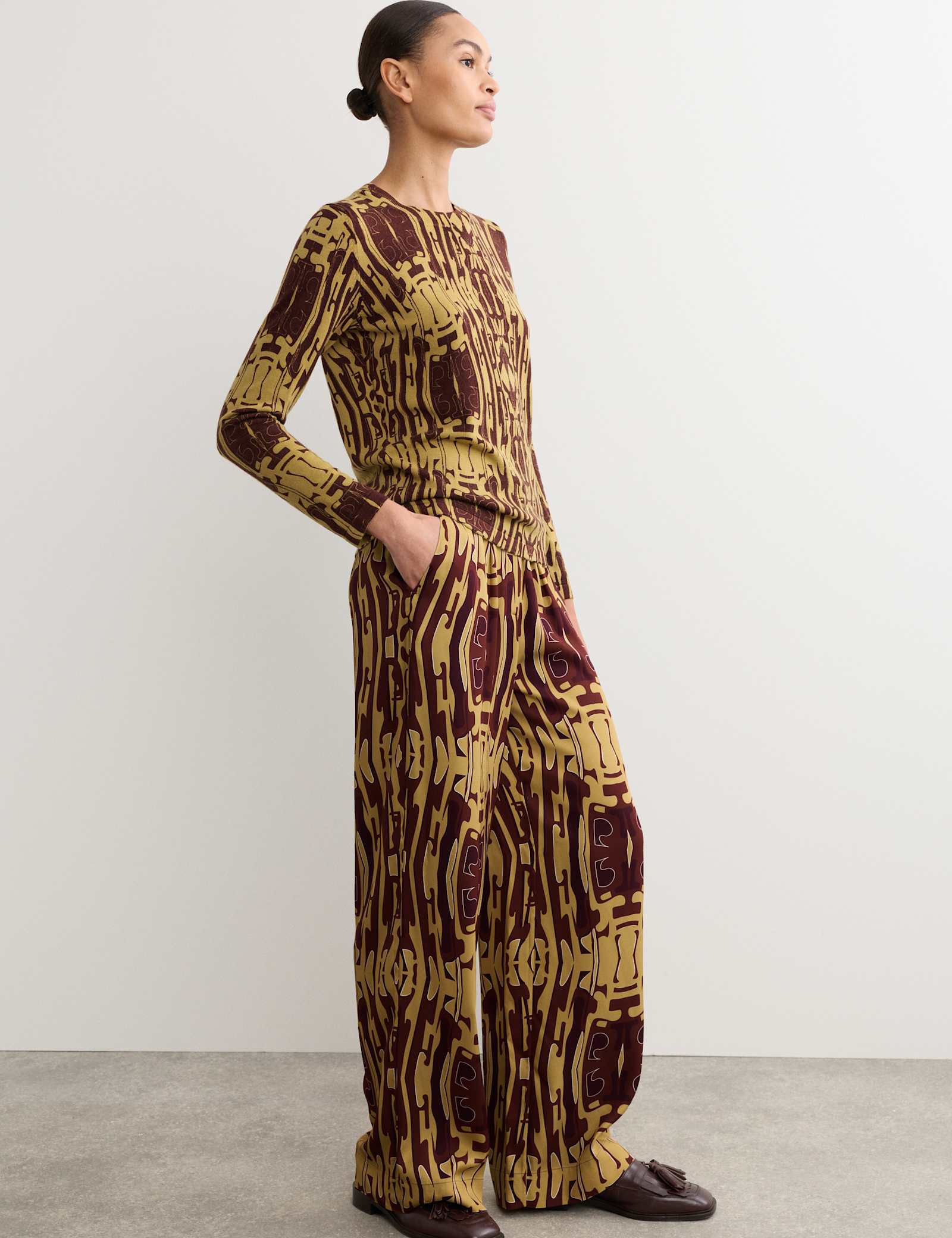Pure Merino Wool Printed Jumper - image 4