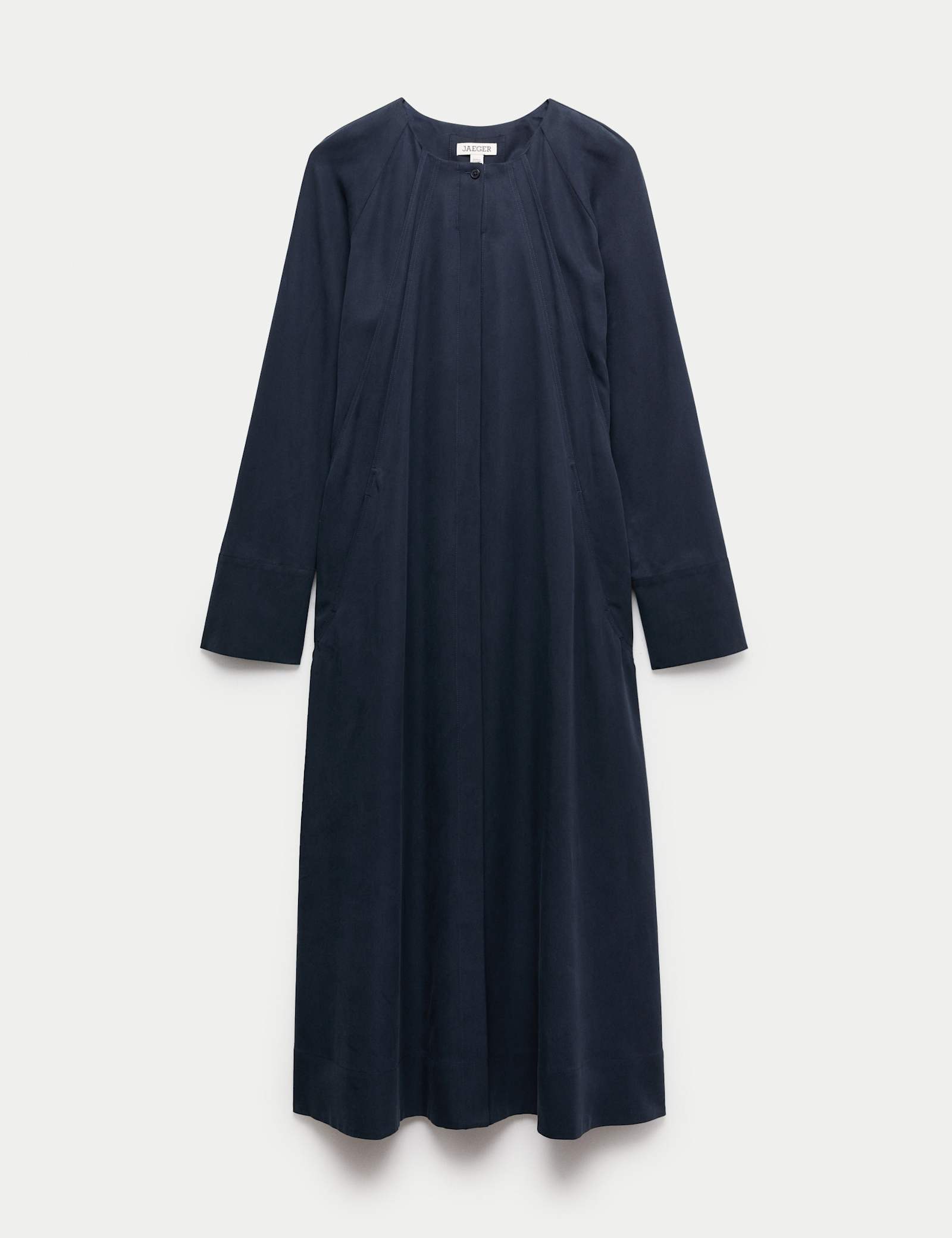 Pleat Detail Midi Dress - image 1