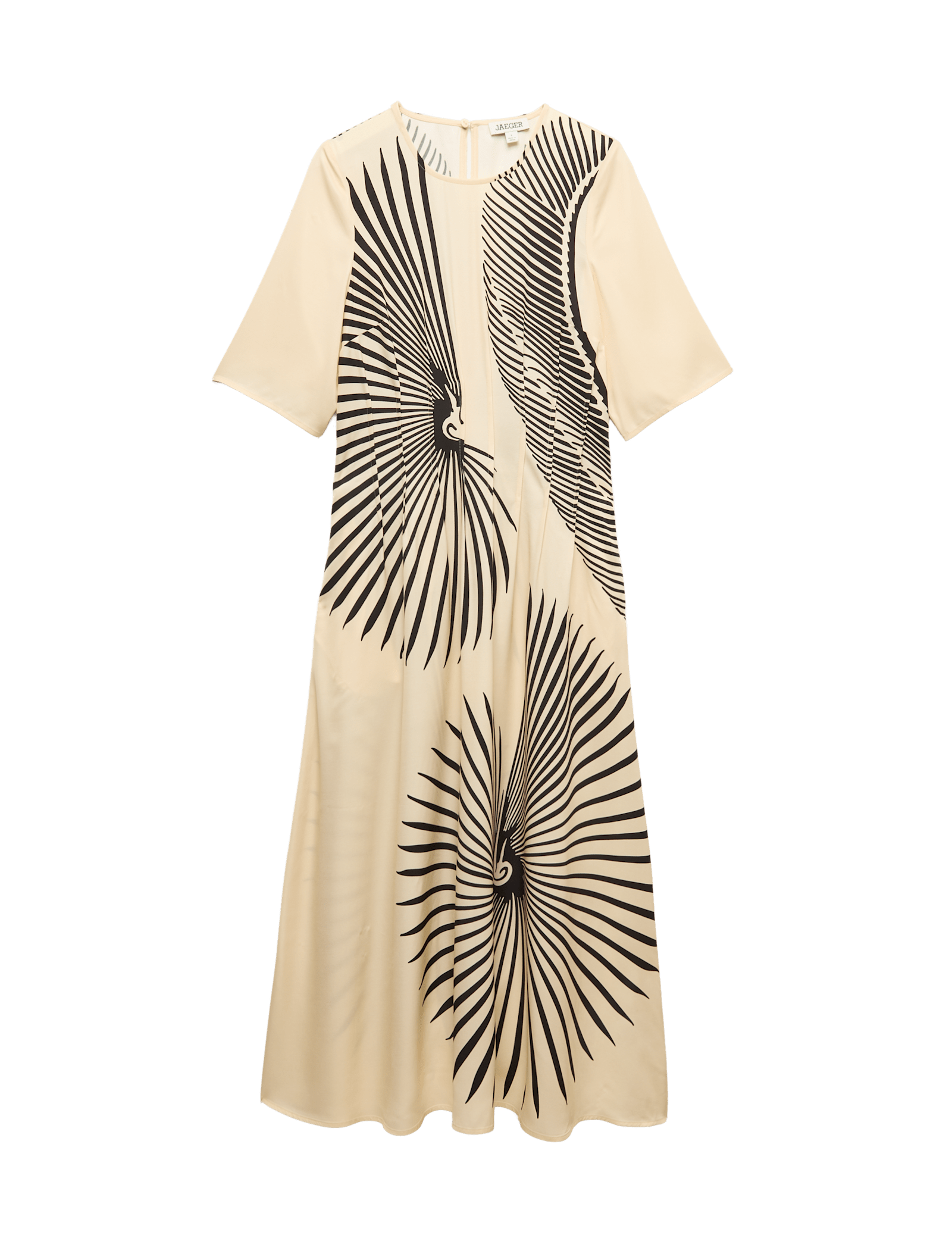 Fan Print Midi Dress - image 3