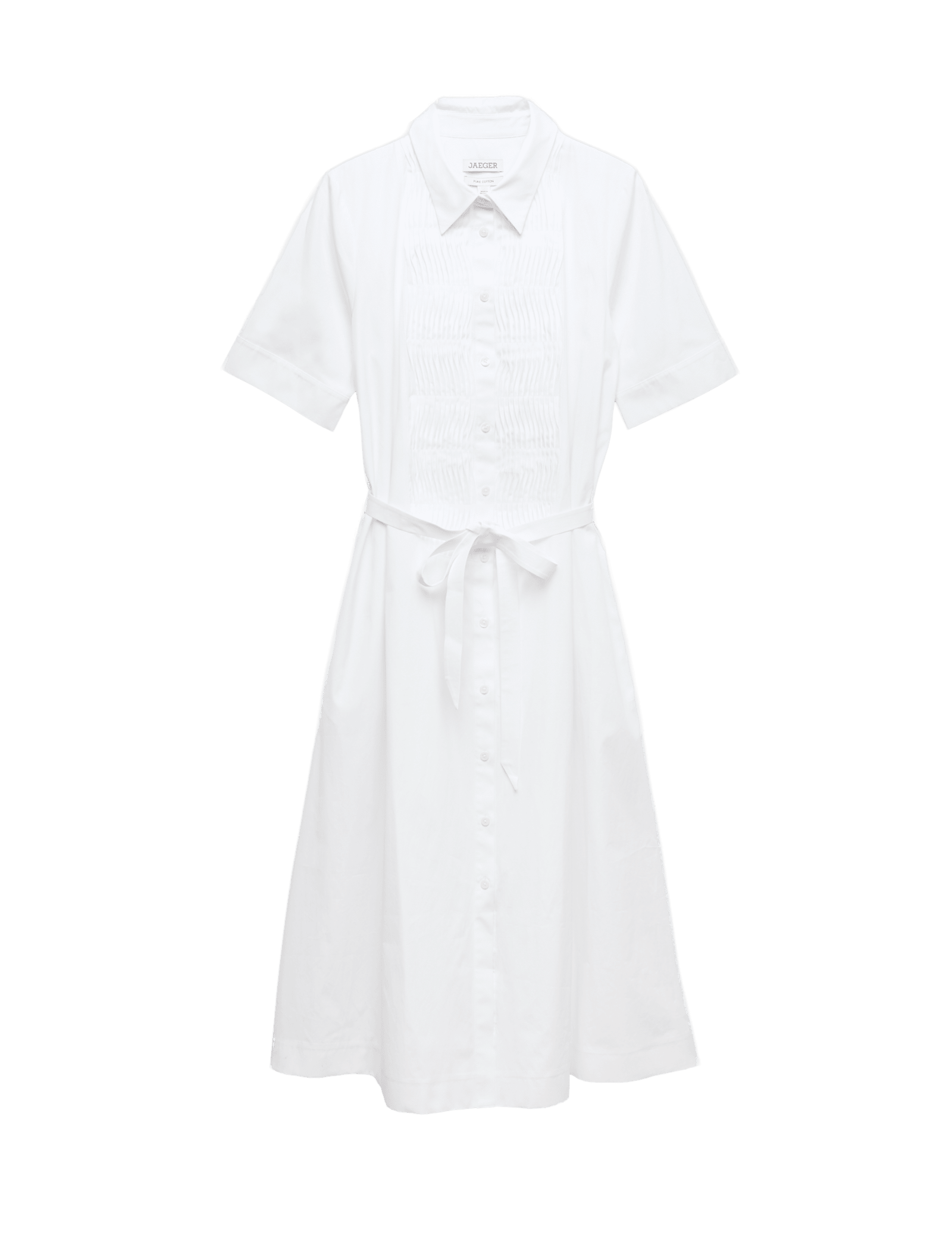 Pure Cotton Belted Midi Shirt Dress - image 3