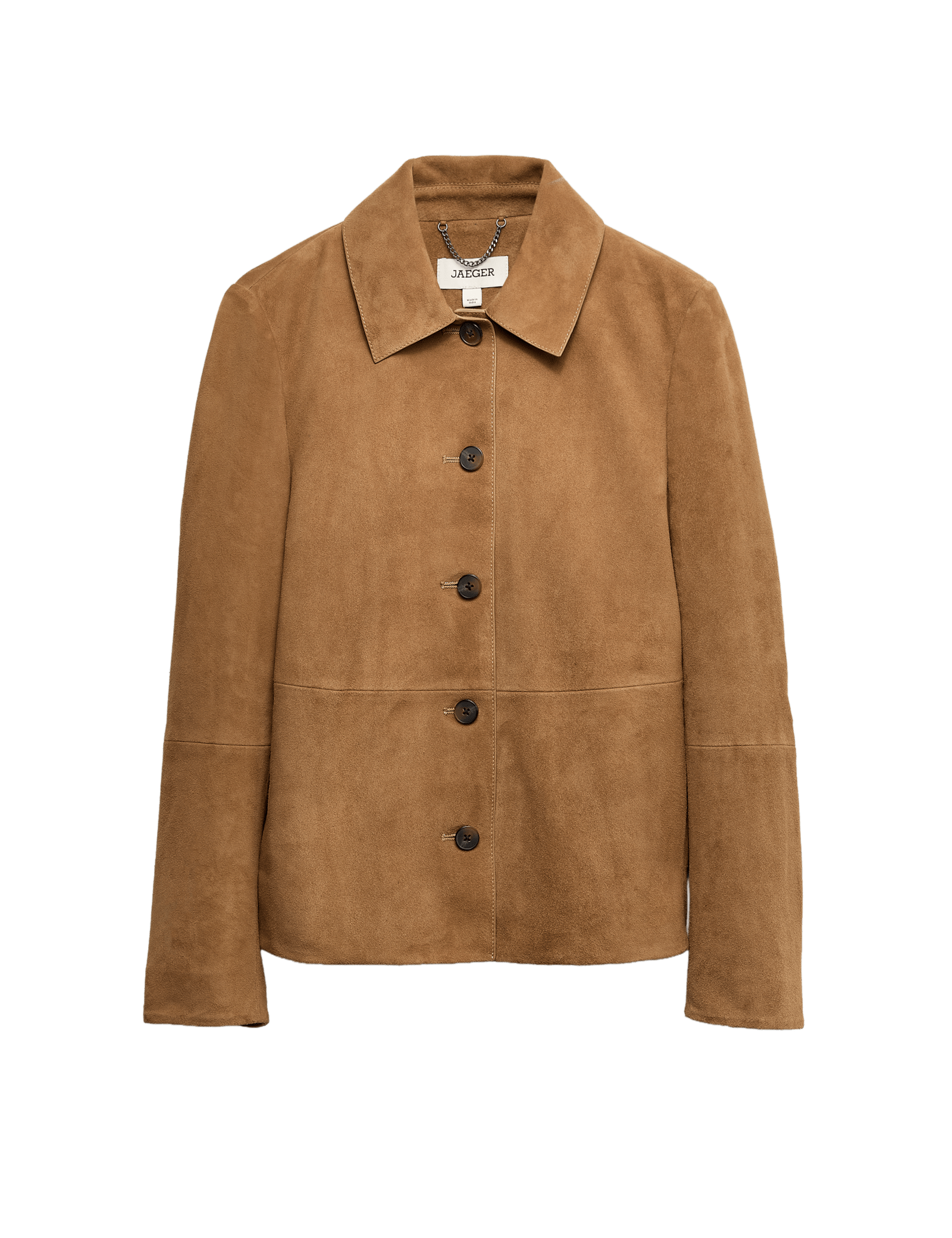 Suede Collared Jacket - image 3