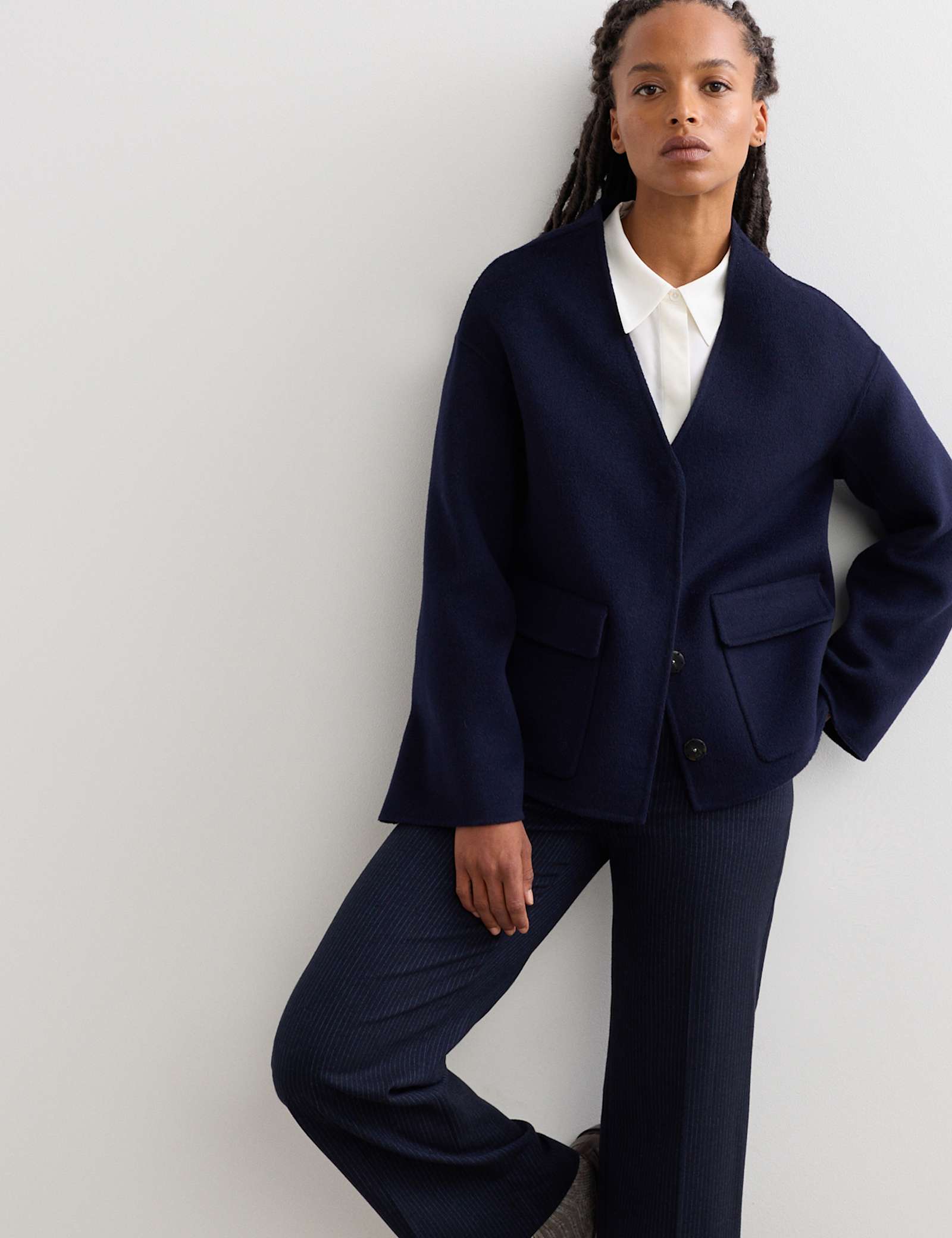 Pure Wool Double-Faced Short Jacket - image 3
