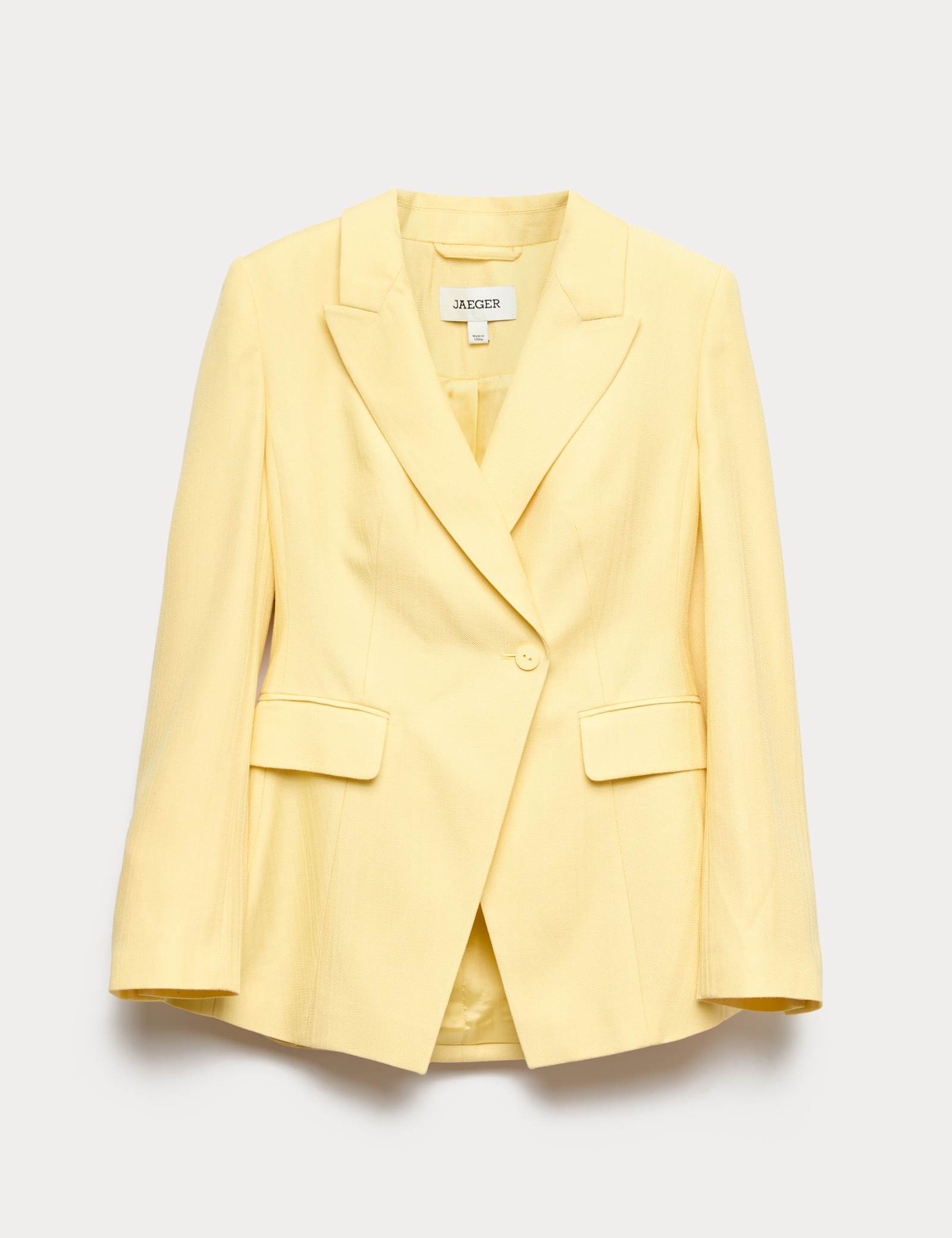 Textured Single Breasted Longline Blazer - image 1