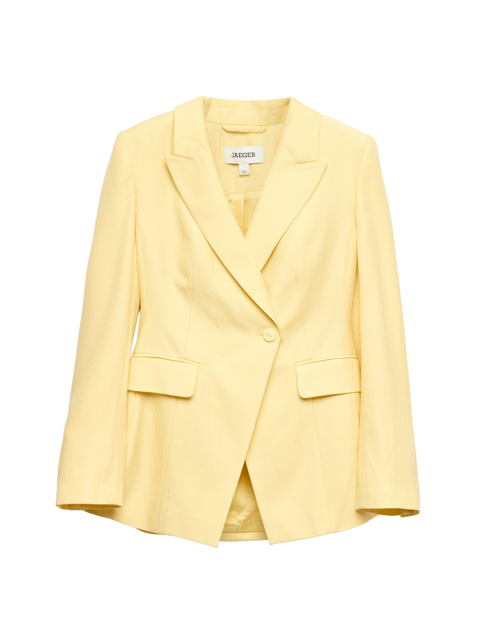 Textured Single Breasted Longline Blazer - image 3