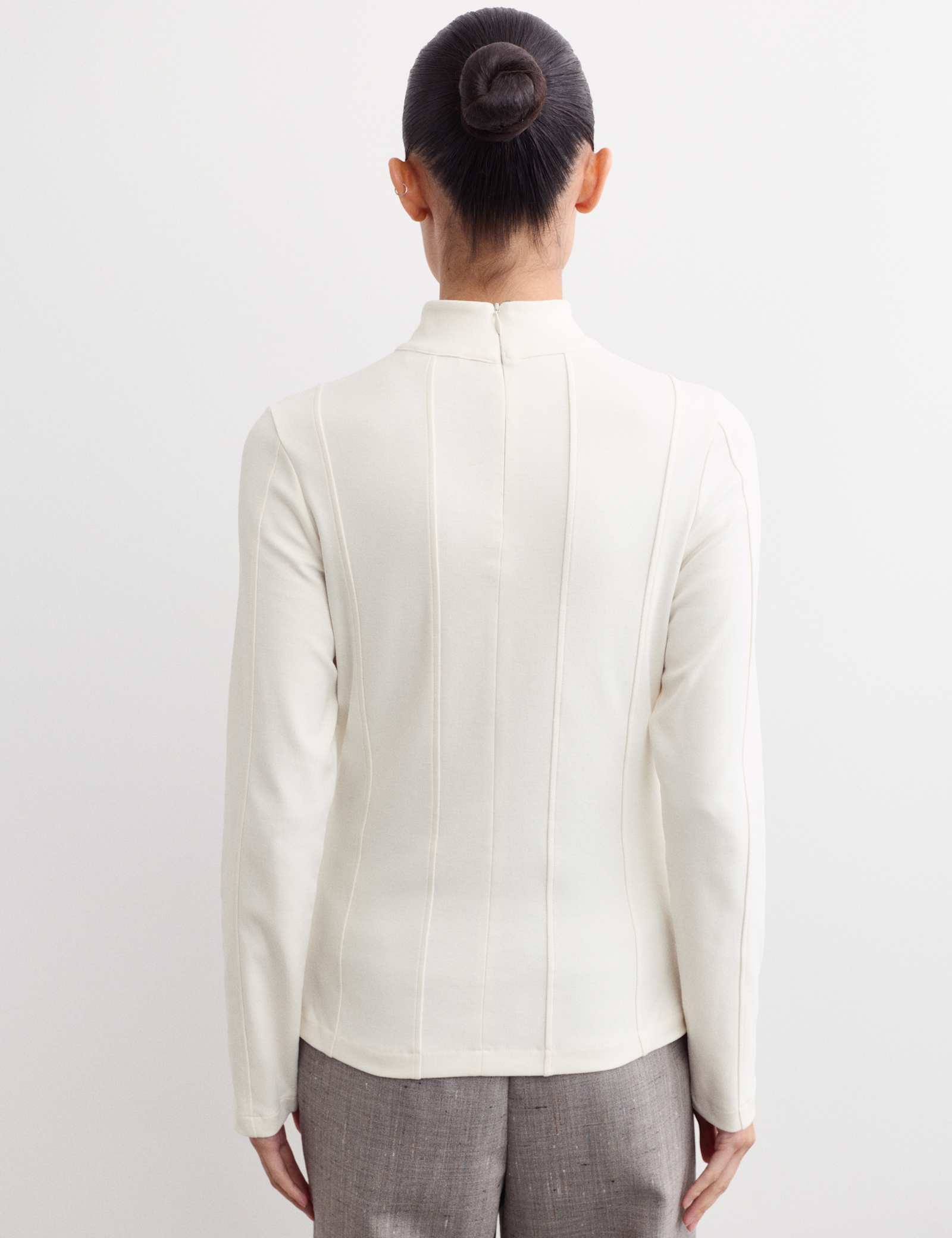 Cotton Blend Jersey Top - image 3