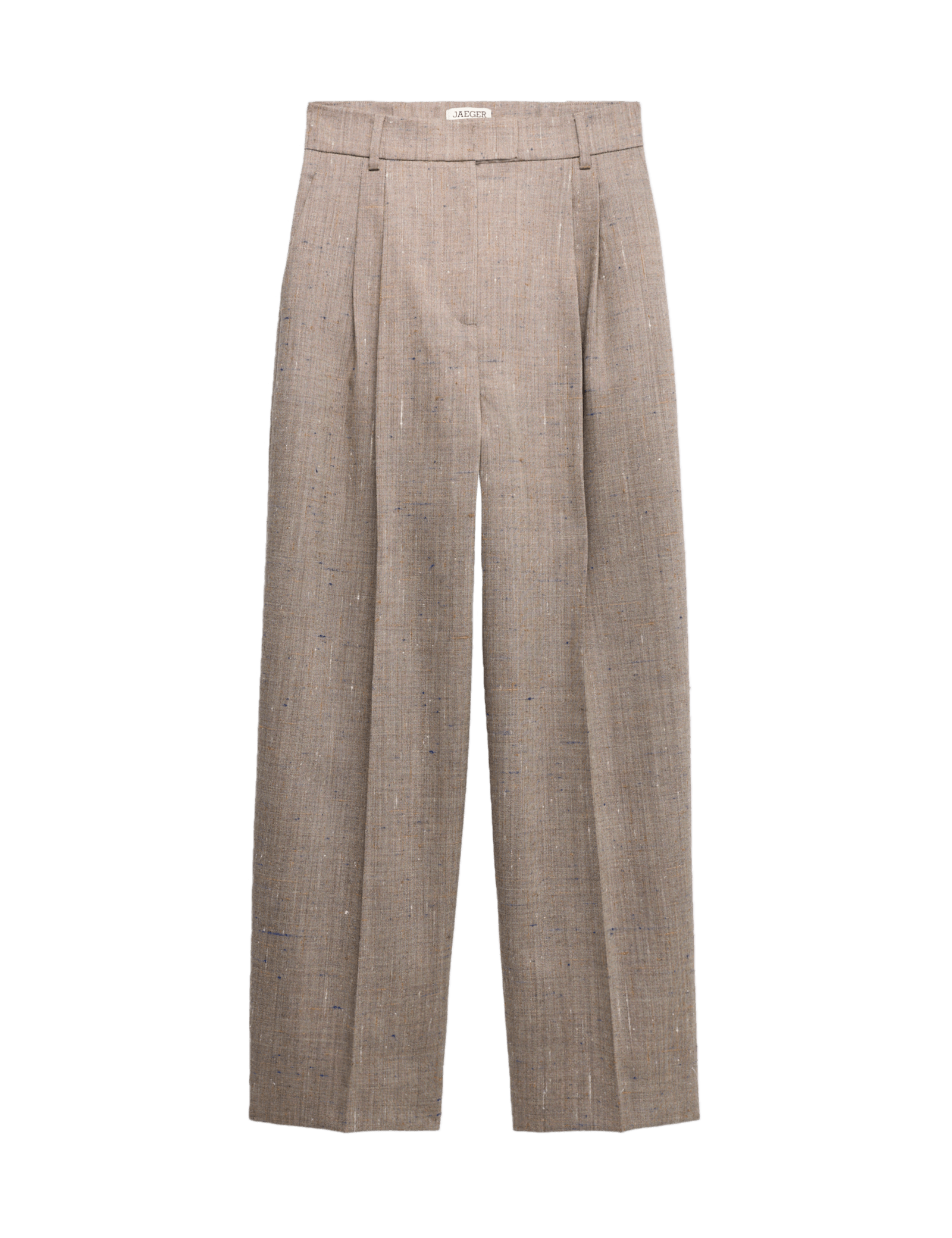 Wool Rich High Waisted Straight Leg Trousers - image 3