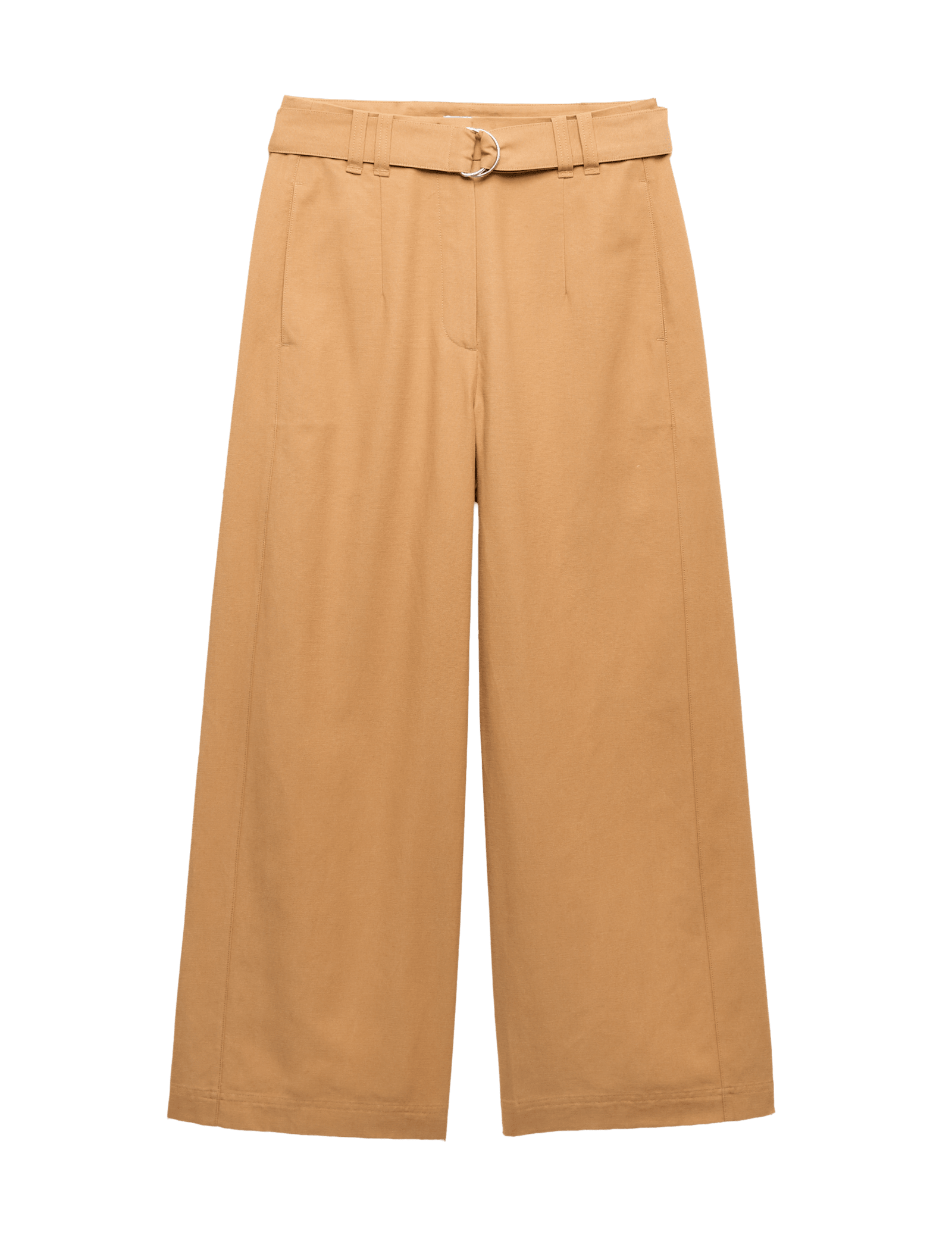 Cotton Blend Wide Leg Trousers - image 3