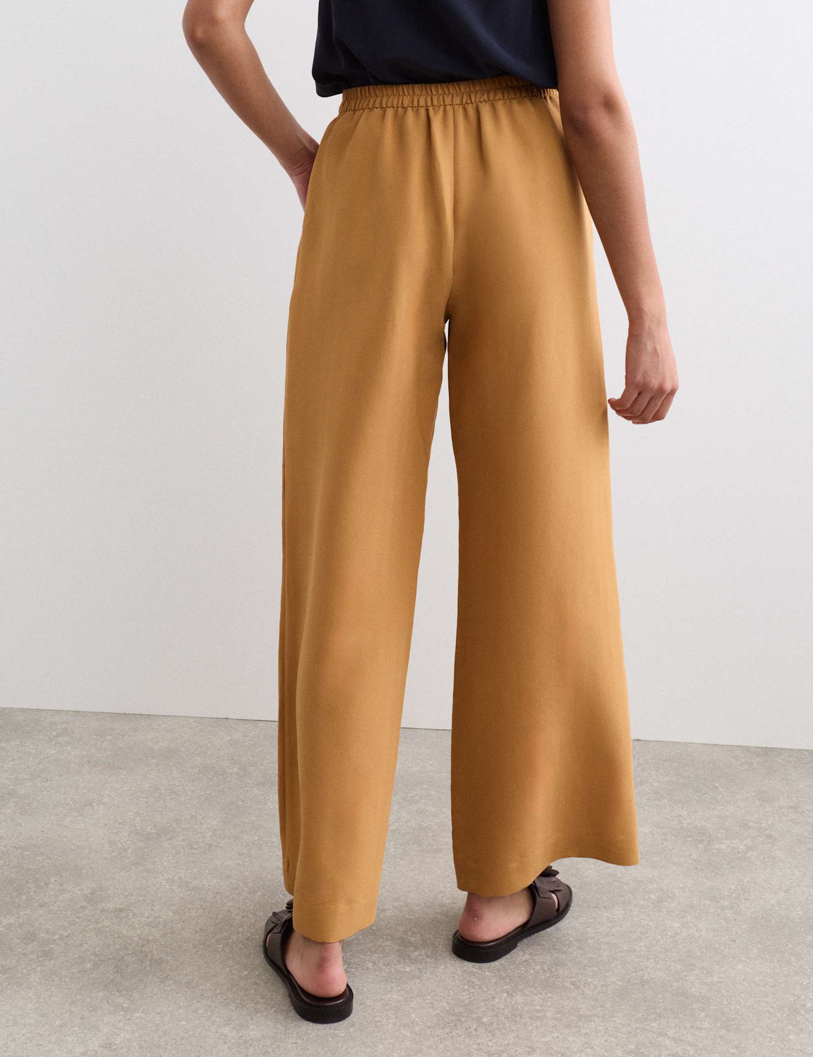Herringbone Wide Leg Trousers - image 4