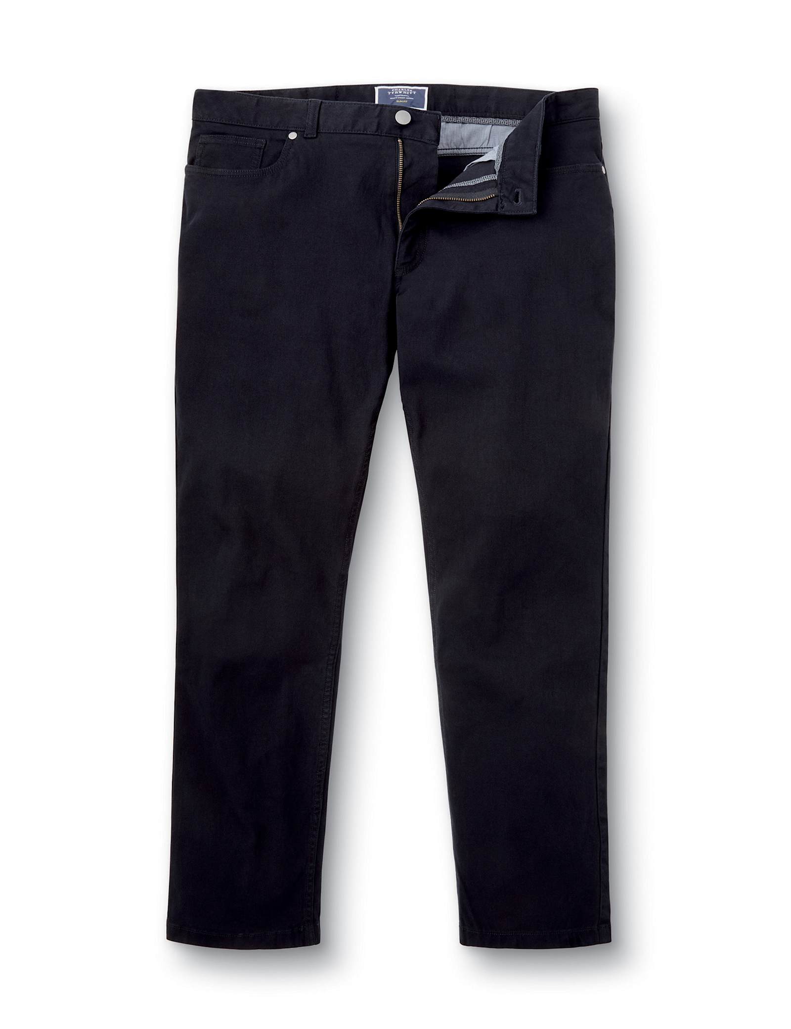 Slim Fit Twill 5 Pocket Jeans - image 2
