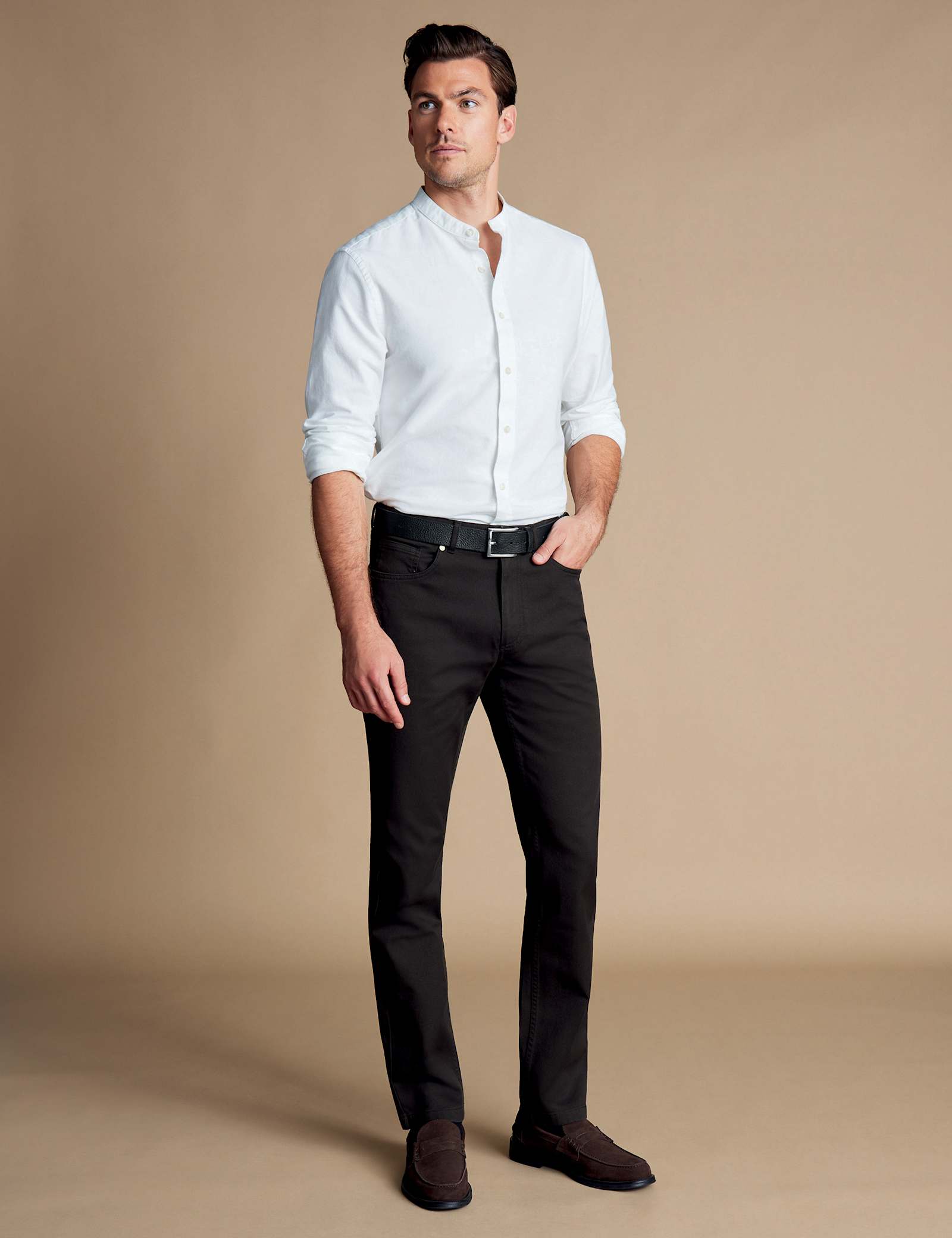 Slim Fit Twill 5 Pocket Jeans - image 3