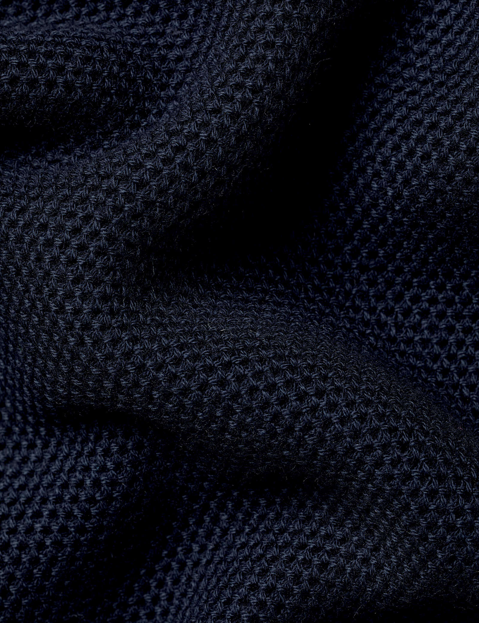 Pure Cotton Textured Half-Zip Jumper - image 3