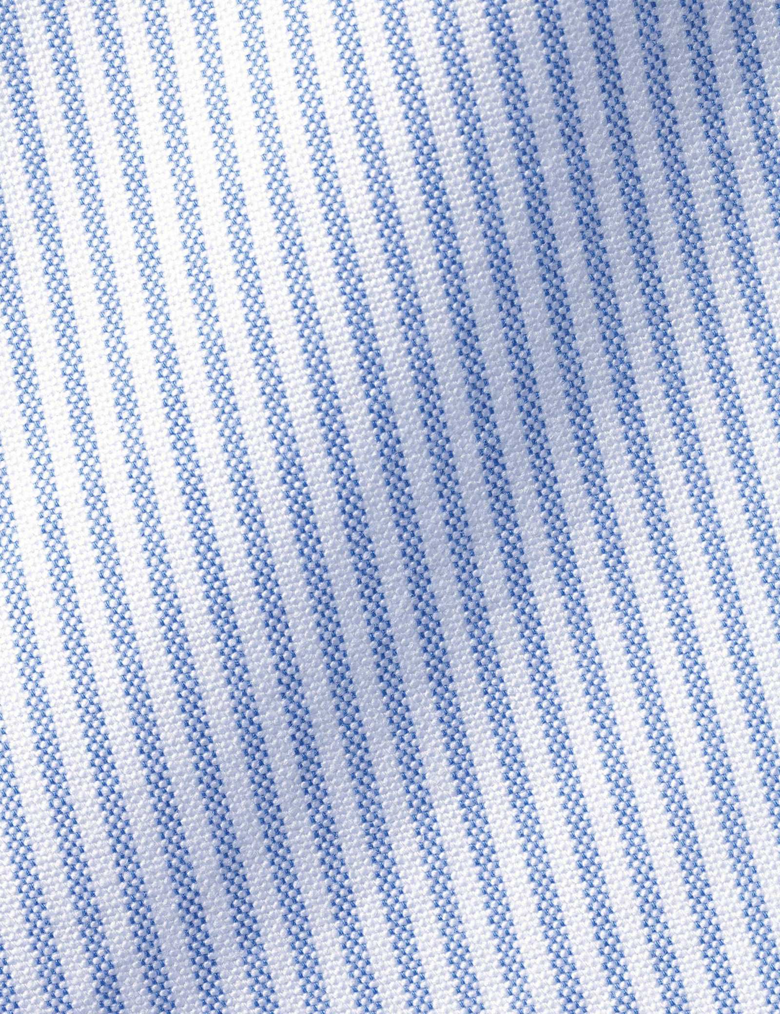 Slim Fit Pure Cotton Striped Oxford Shirt - image 2