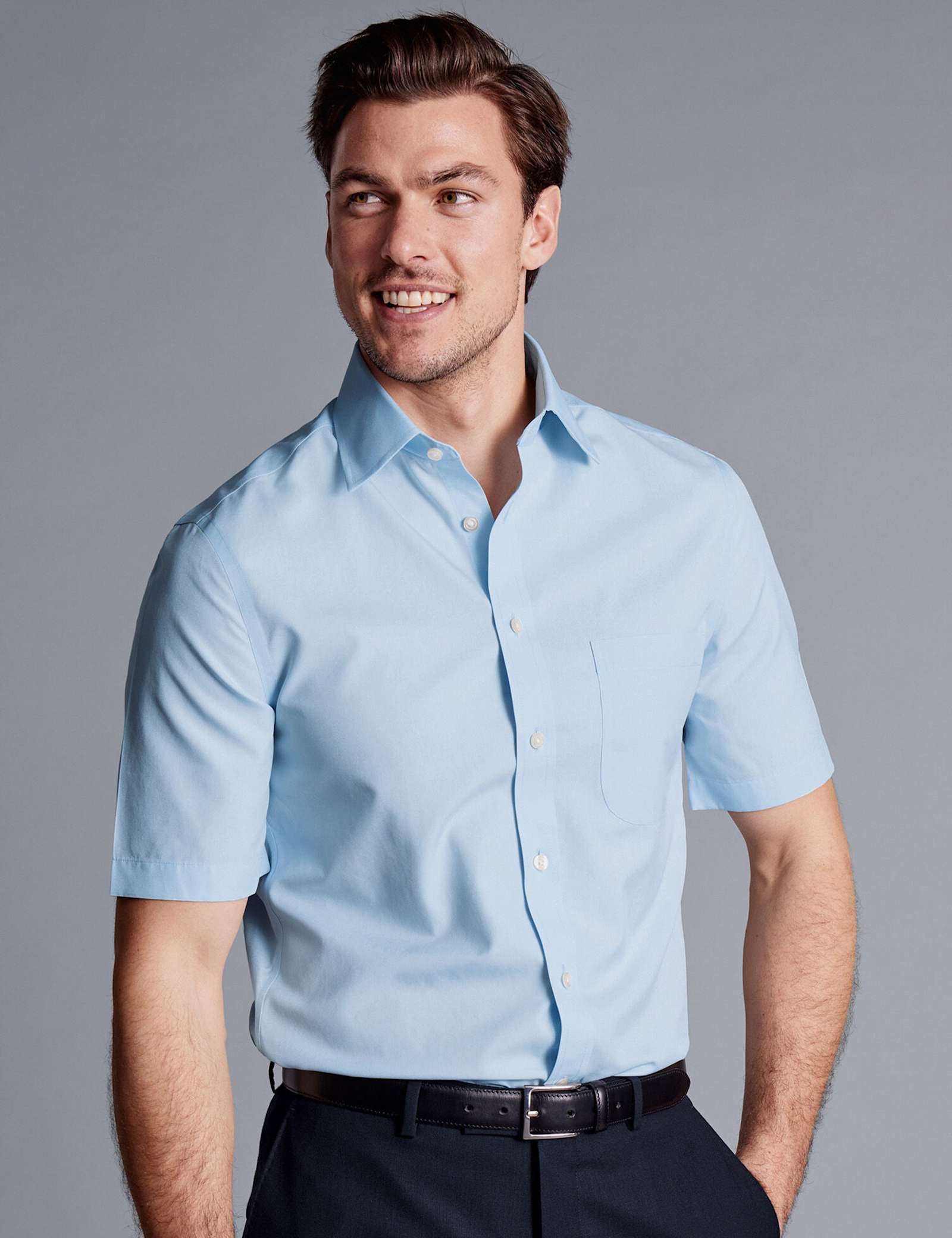 Slim Fit Non Iron Pure Cotton Shirt - image 3