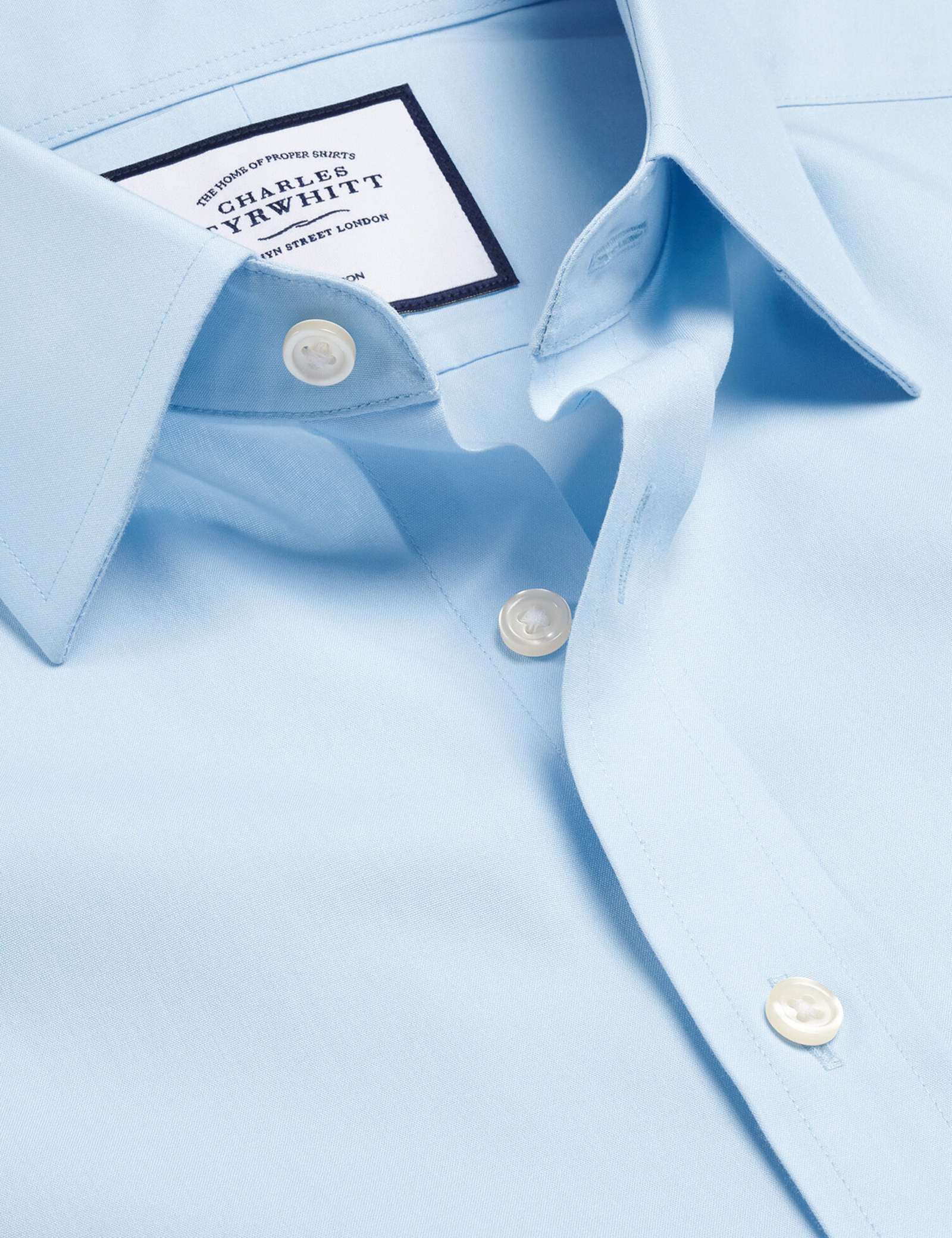 Slim Fit Non Iron Pure Cotton Shirt - image 5