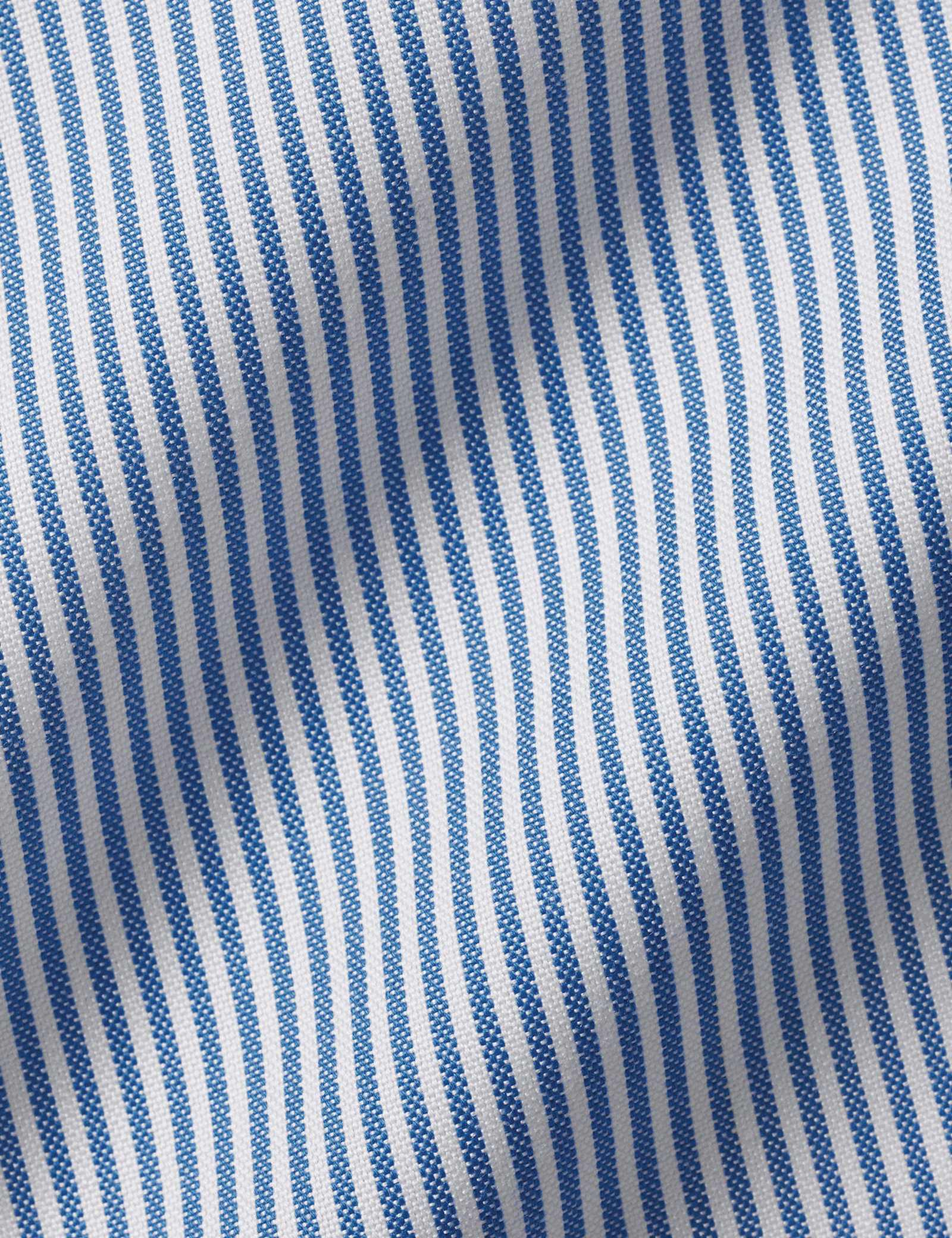 Non Iron Pure Cotton Striped Oxford Shirt - image 4